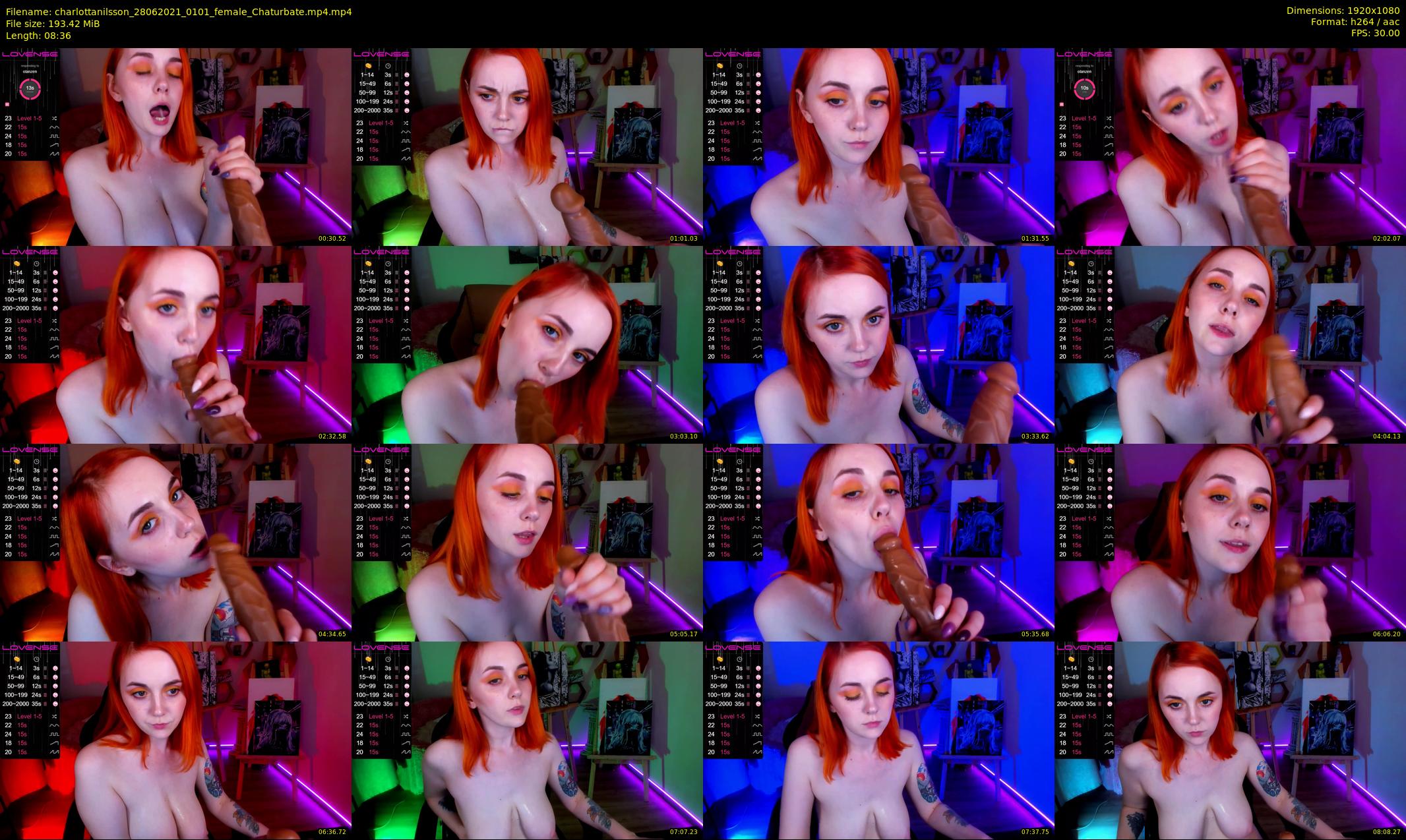 charlottanilsson — 9 minute Chaturbate female cam show recording, 1080p, Jun 28, 2021