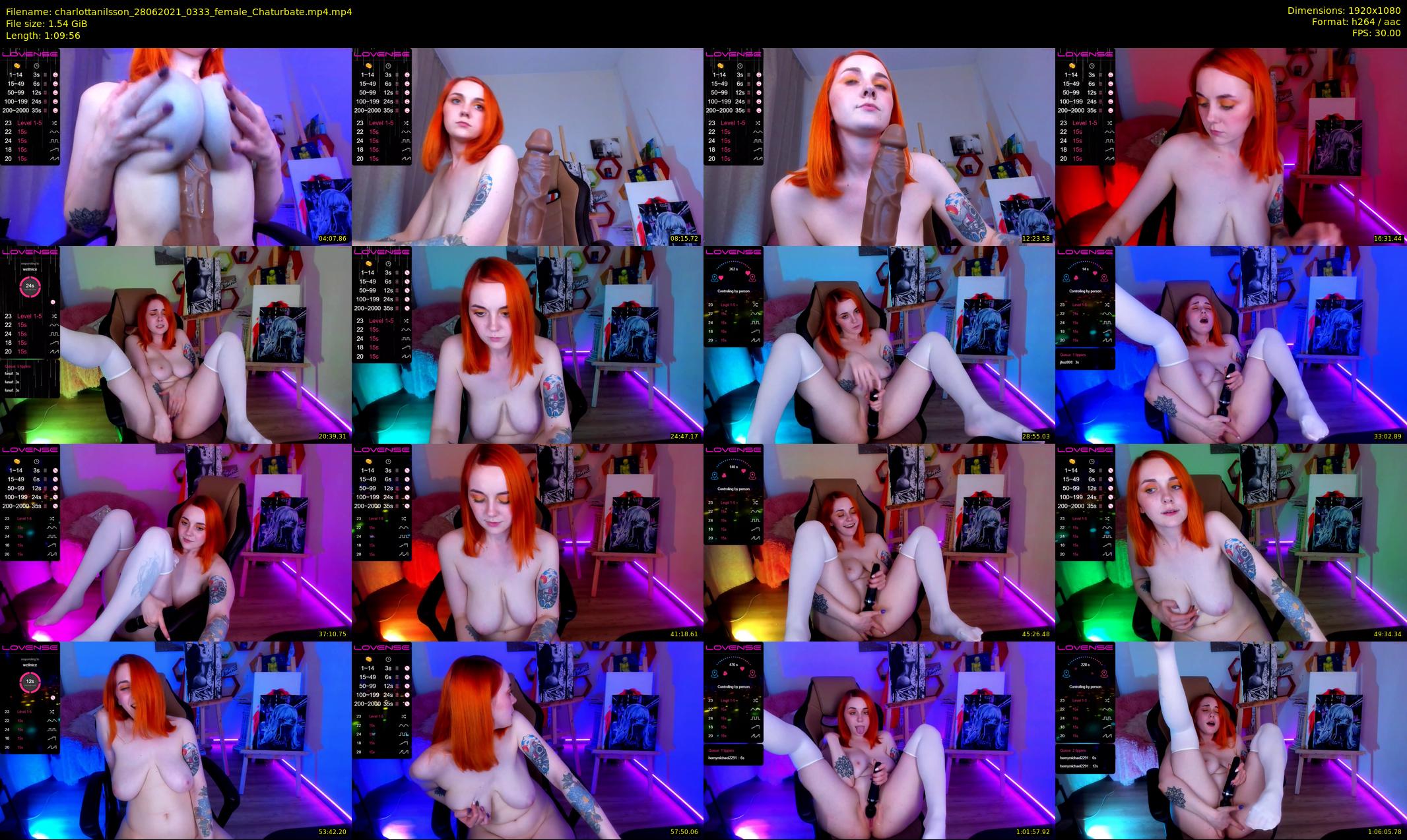 charlottanilsson — 70 minute Chaturbate female cam show recording, 1080p, Jun 28, 2021