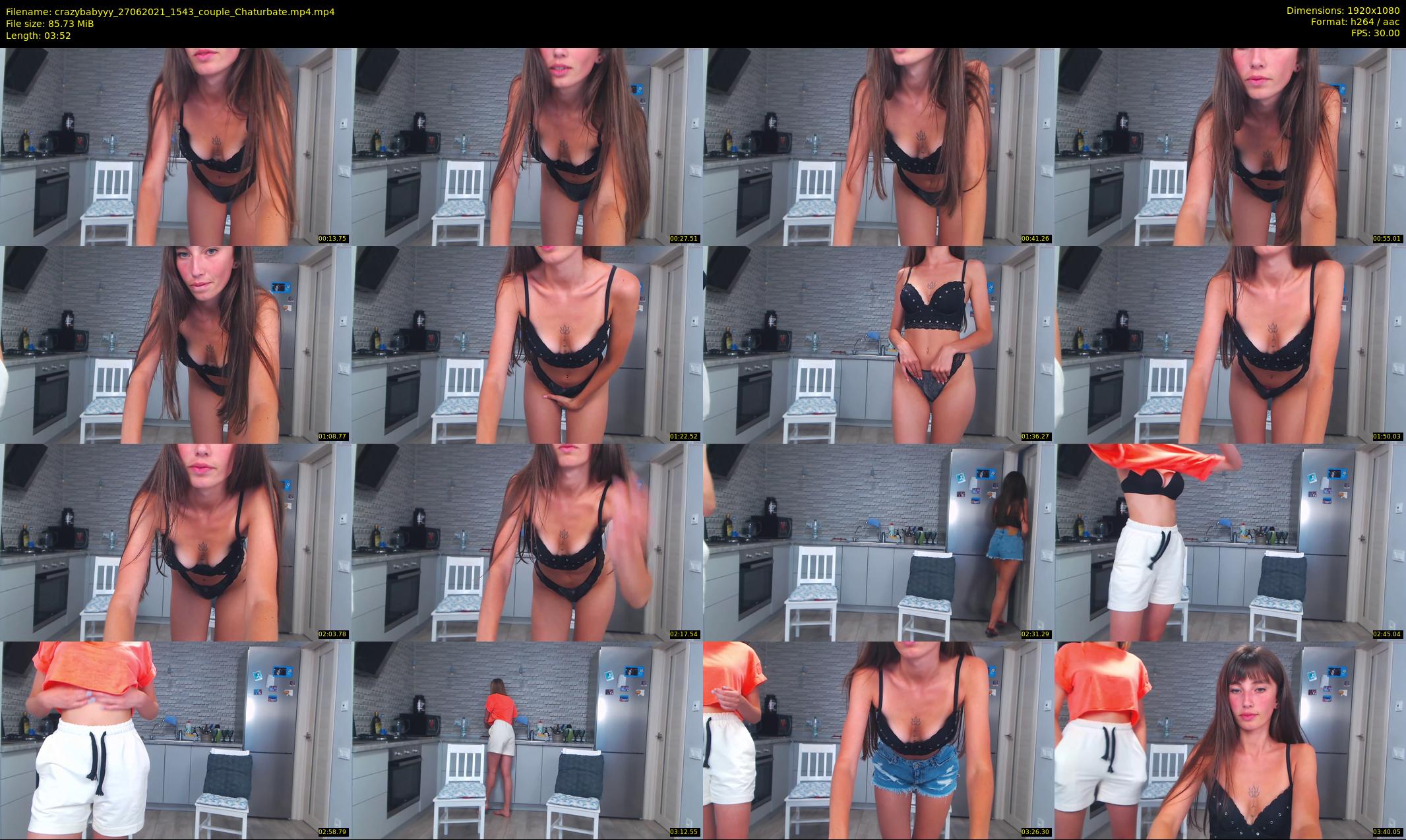 crazybabyyy — 4 minute Chaturbate couple cam show recording, 1080p, Jun 27, 2021