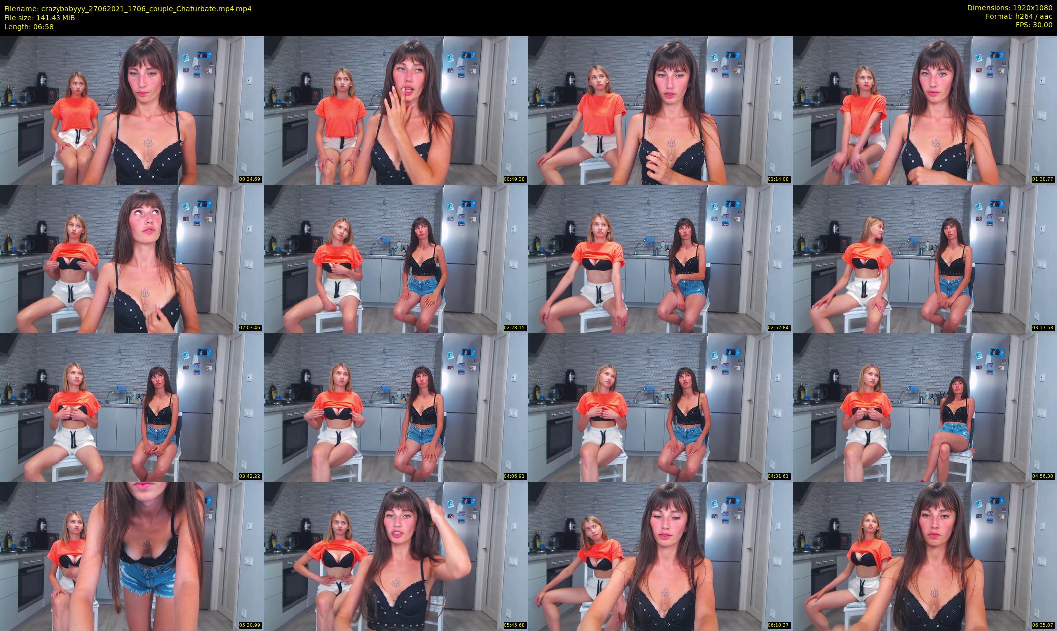 crazybabyyy — 7 minute Chaturbate couple cam show recording, 1080p, Jun 27, 2021