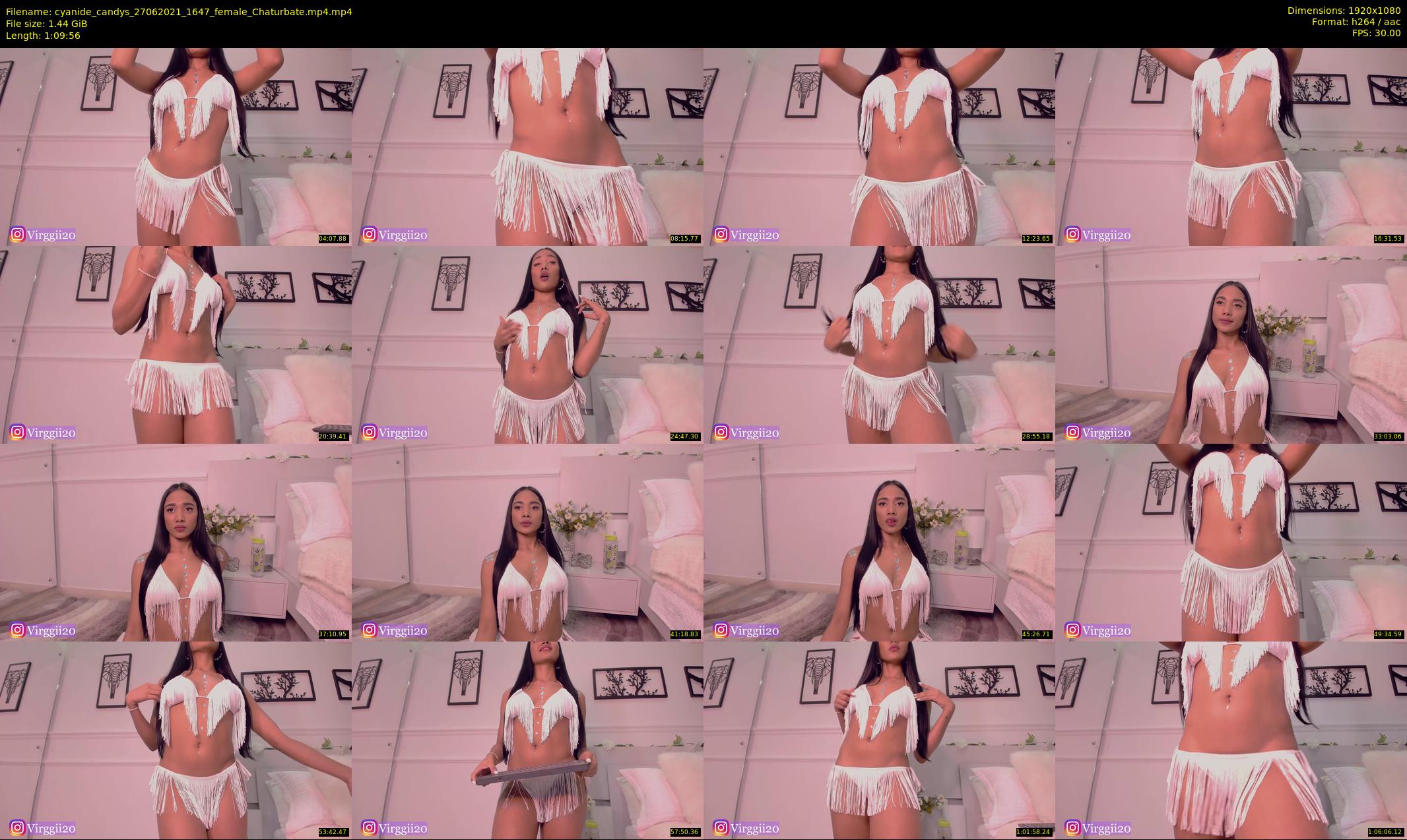 cyanide_candys — 70 minute Chaturbate female cam show recording, 1080p, Jun 27, 2021