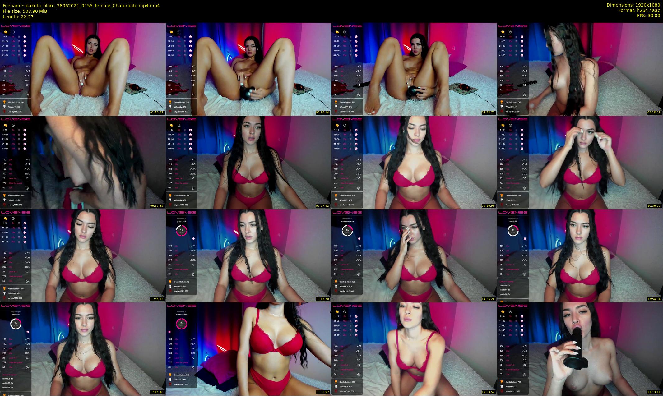 dakota_blare — 23 minute Chaturbate female cam show recording, 1080p, Jun 28, 2021