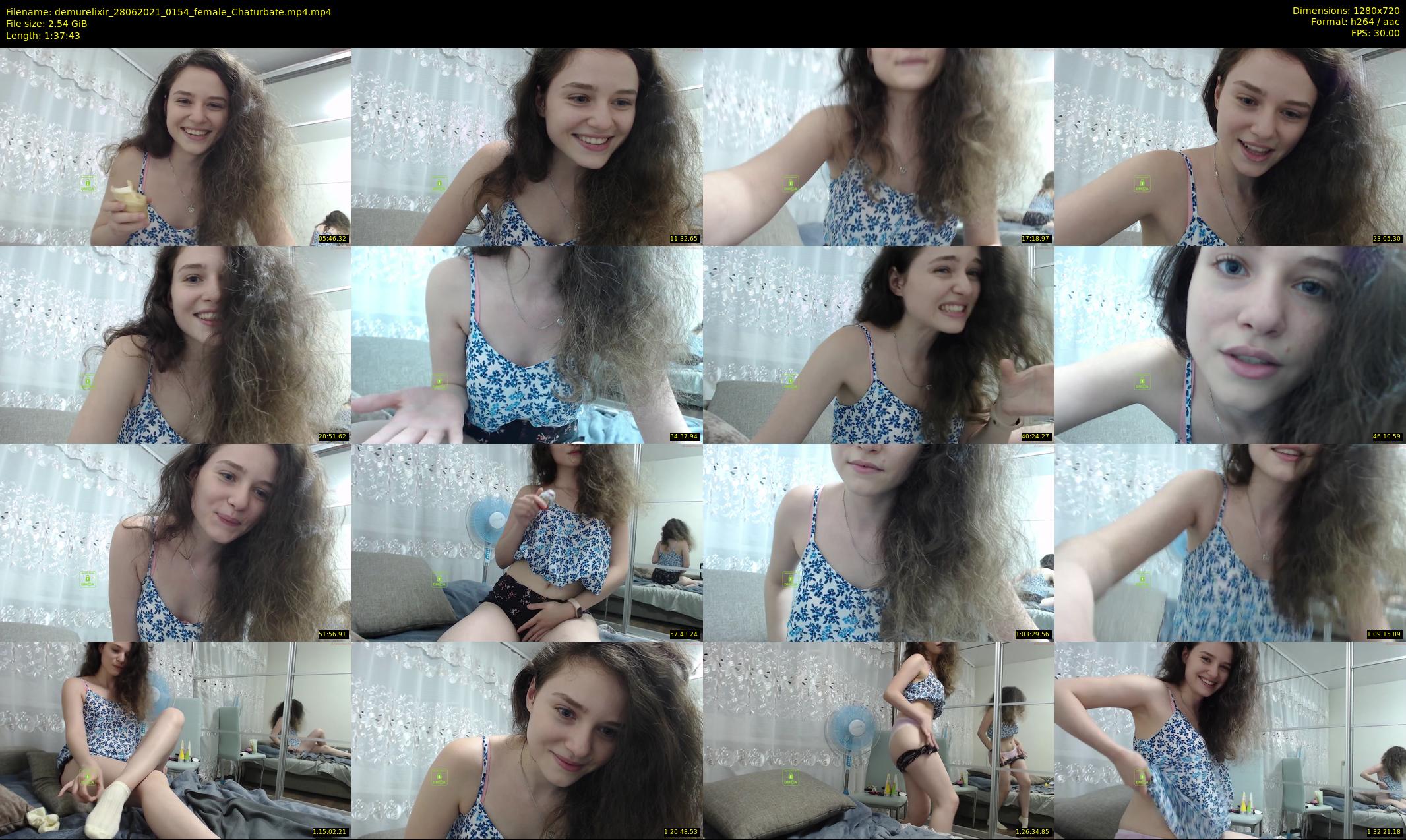 demurelixir — 98 minute Chaturbate female cam show recording, 720p, Jun 28, 2021