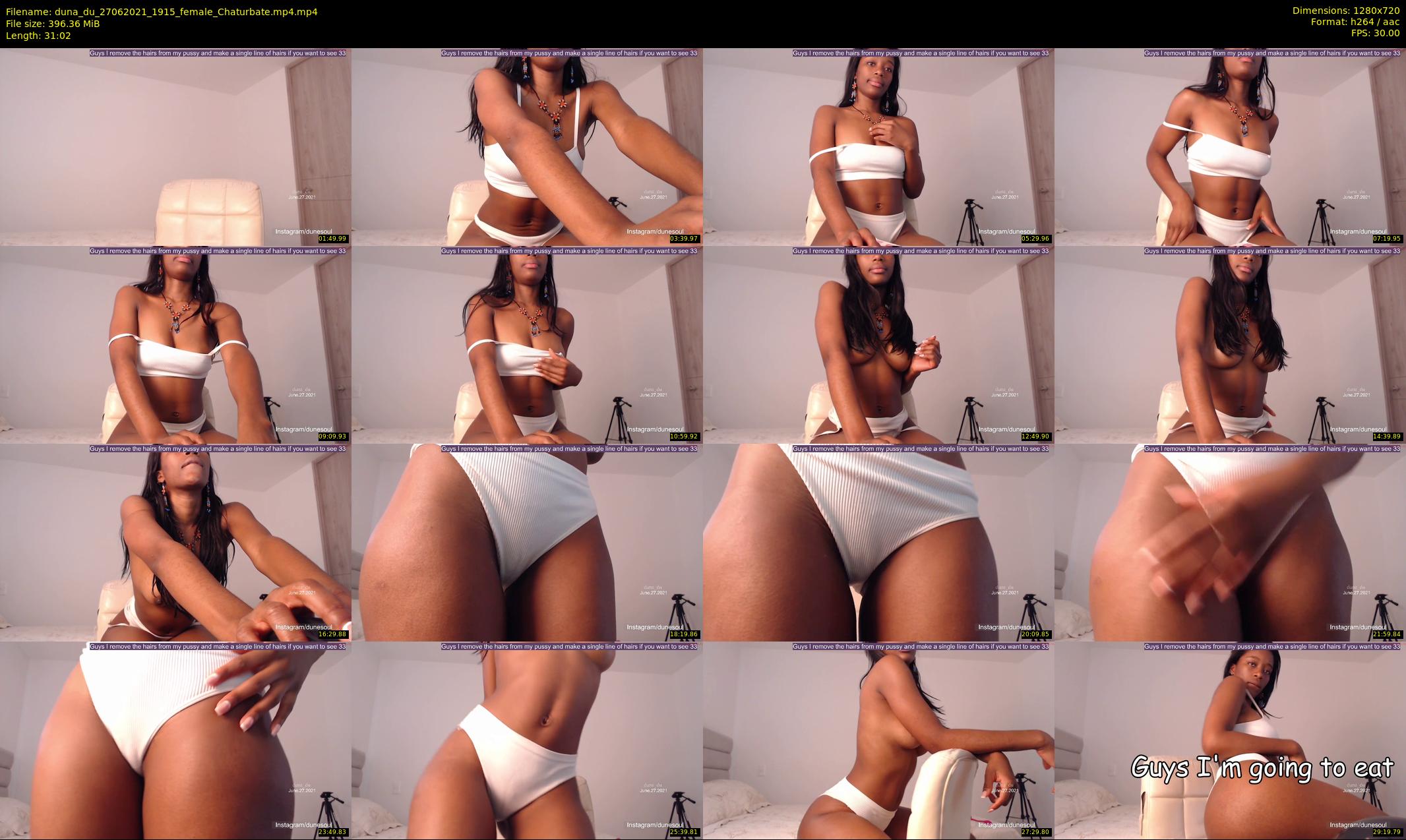 duna_du — 32 minute Chaturbate female cam show recording, 720p, Jun 27, 2021