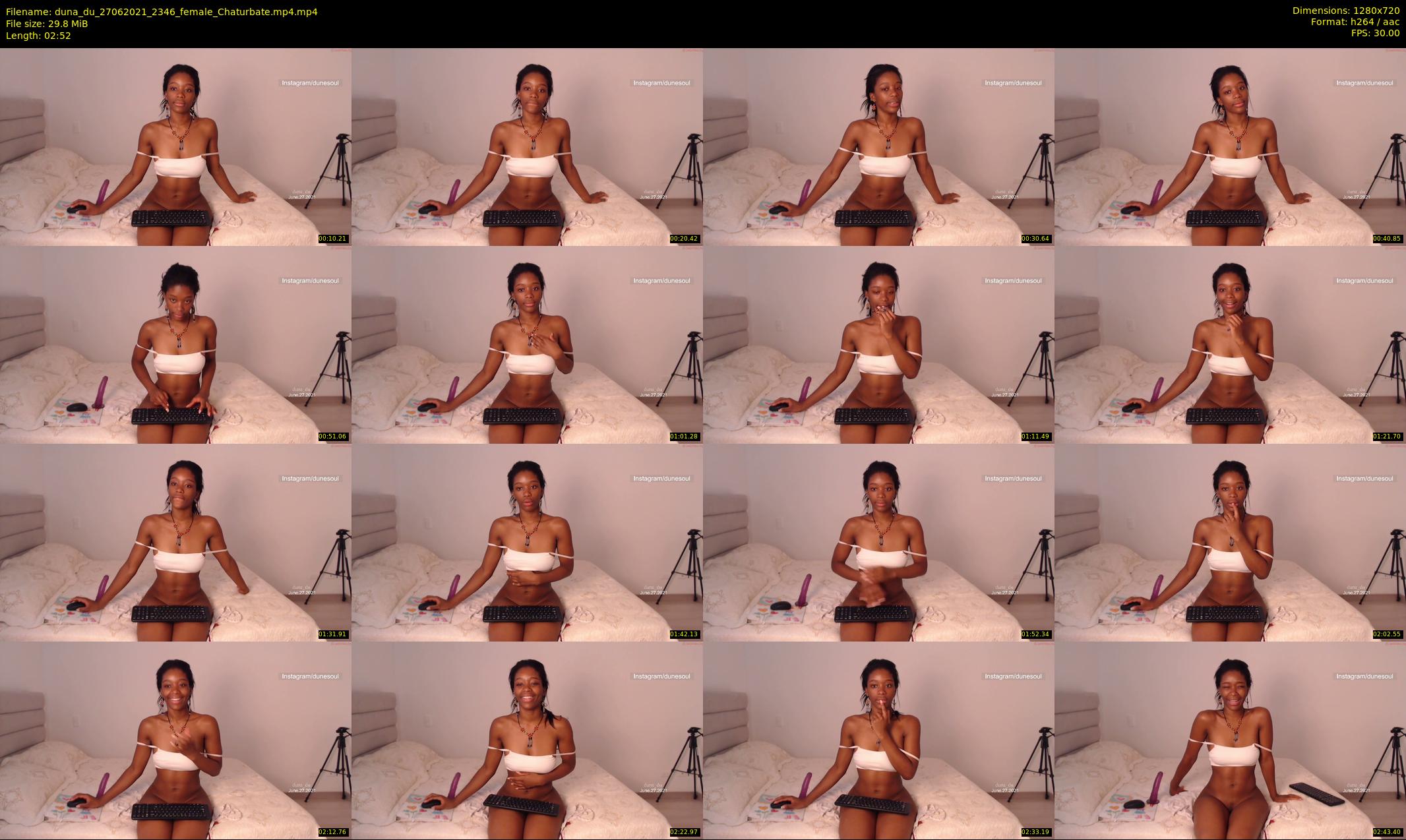 duna_du — 3 minute Chaturbate female cam show recording, 720p, Jun 27, 2021