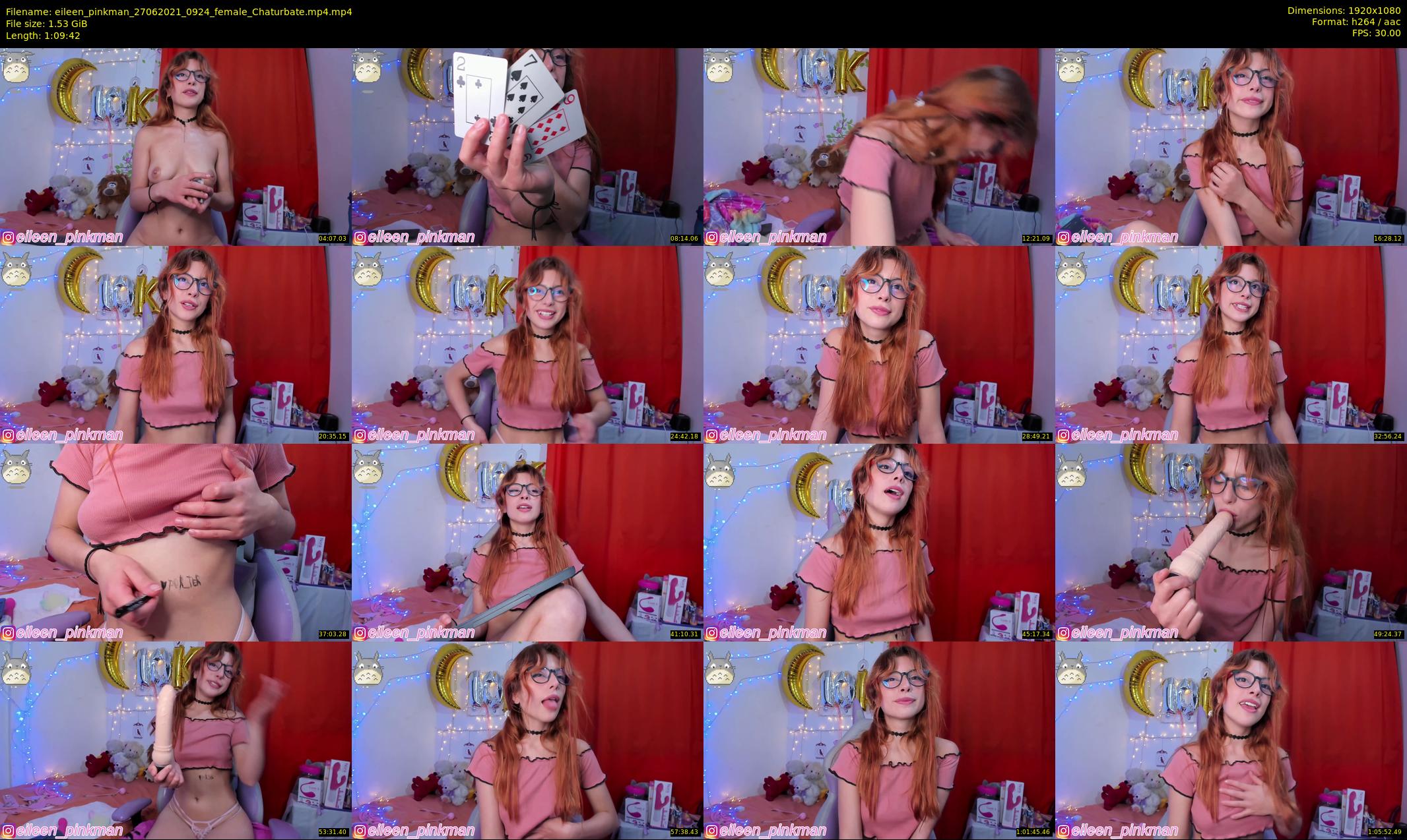 eileen_pinkman — 70 minute Chaturbate female cam show recording, 1080p, Jun 27, 2021