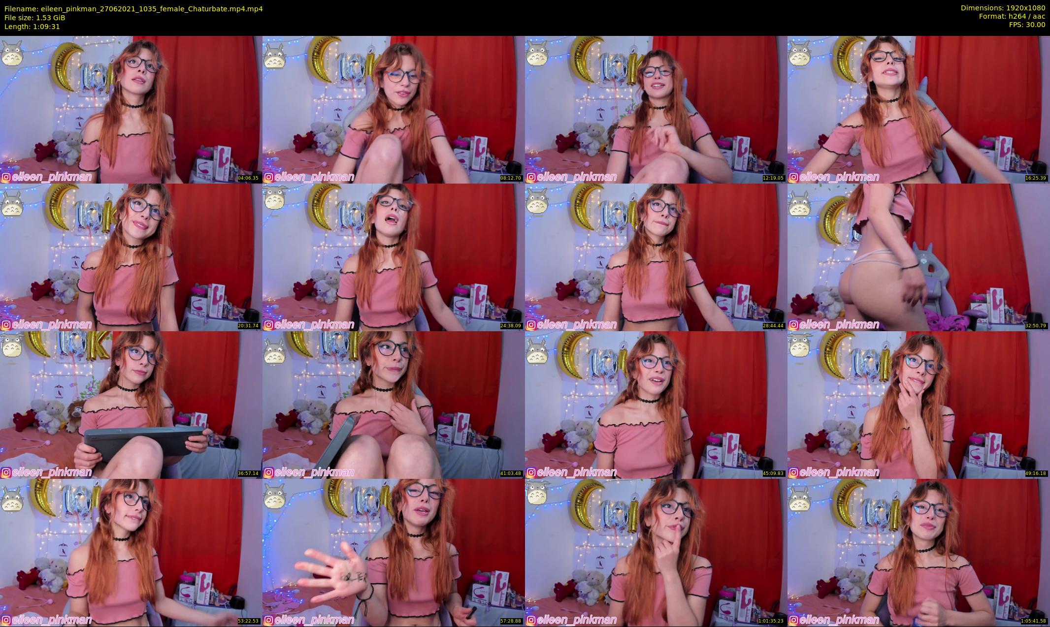 eileen_pinkman — 70 minute Chaturbate female cam show recording, 1080p, Jun 27, 2021