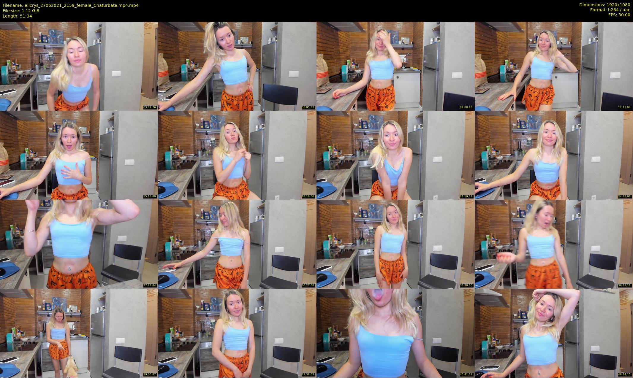 ellcrys — 52 minute Chaturbate couple cam show recording, 1080p, Jun 27, 2021