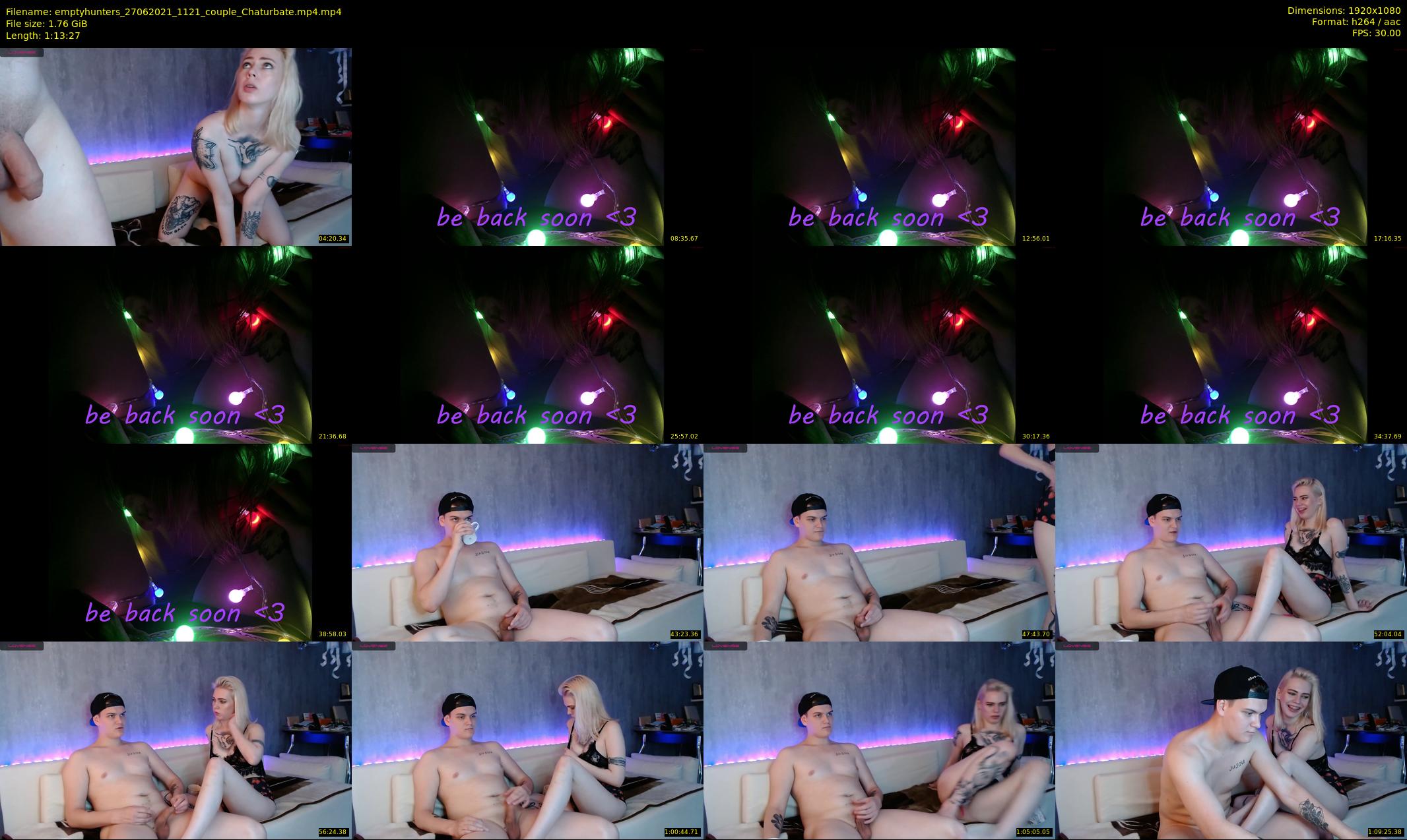 emptyhunters — 74 minute Chaturbate couple cam show recording, 1080p, Jun 27, 2021