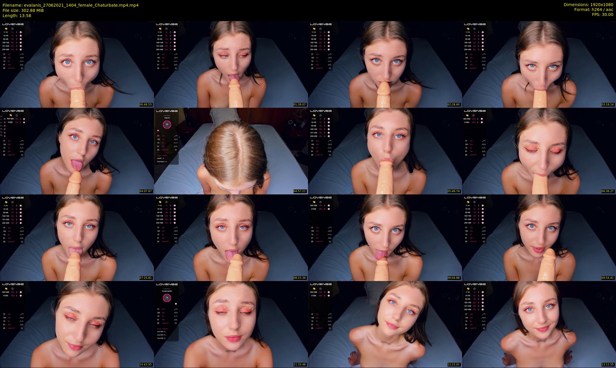 evalanis — 14 minute Chaturbate couple cam show recording, 1080p, Jun 27, 2021