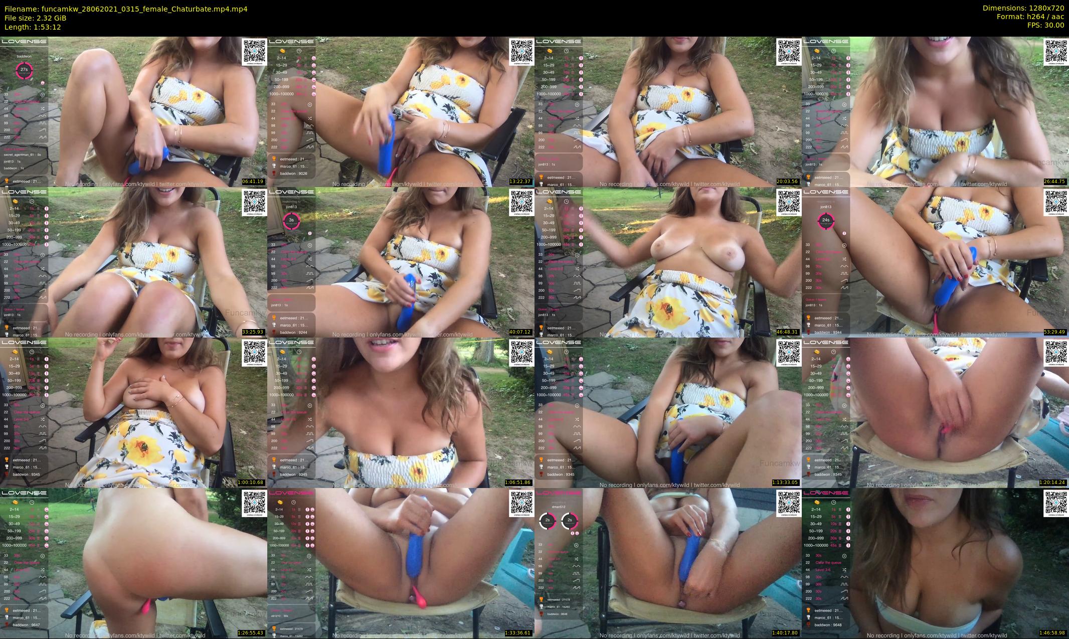 funcamkw — 114 minute Chaturbate female cam show recording, 720p, Jun 28, 2021
