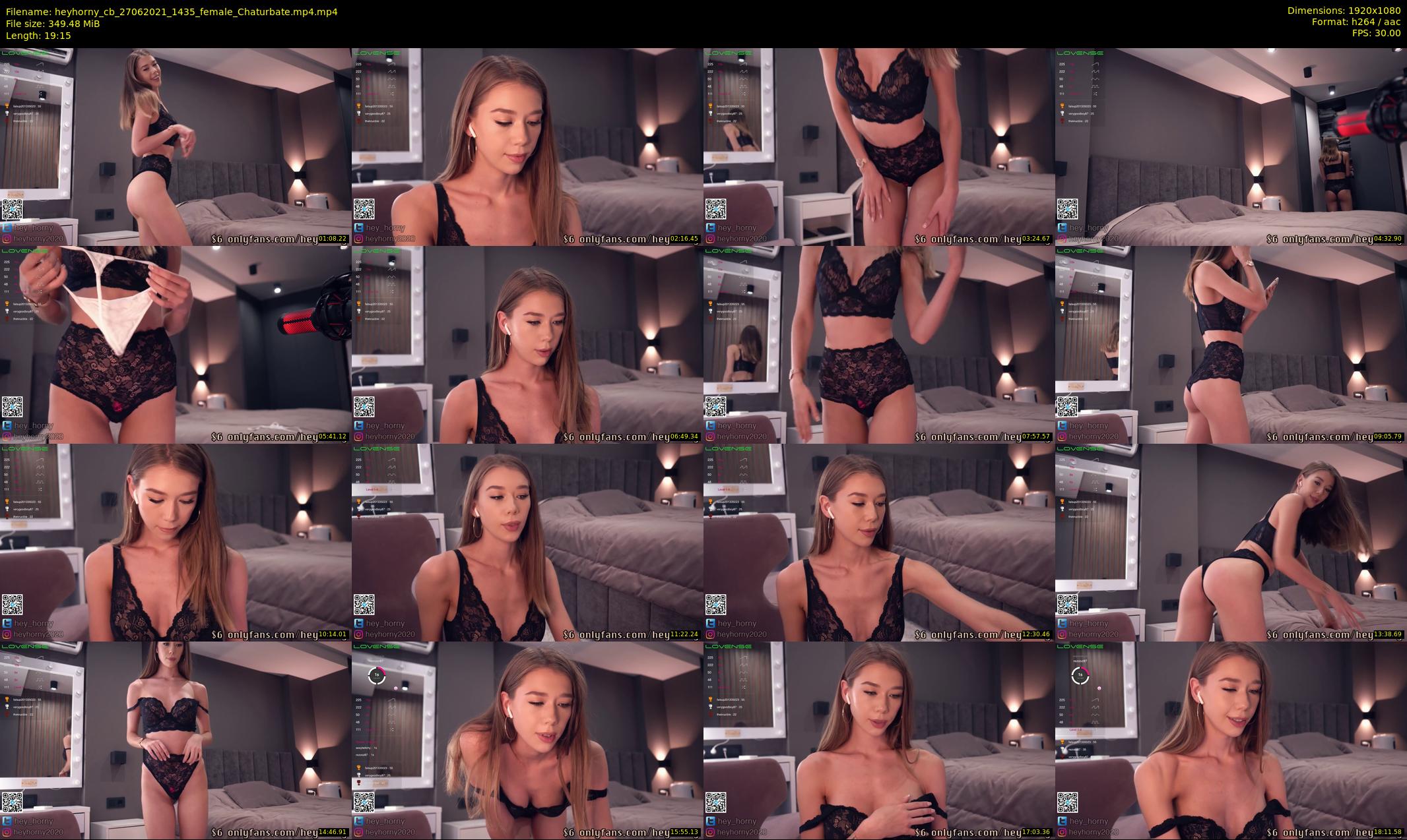 heyhorny_cb — 20 minute Chaturbate couple cam show recording, 1080p, Jun 27, 2021
