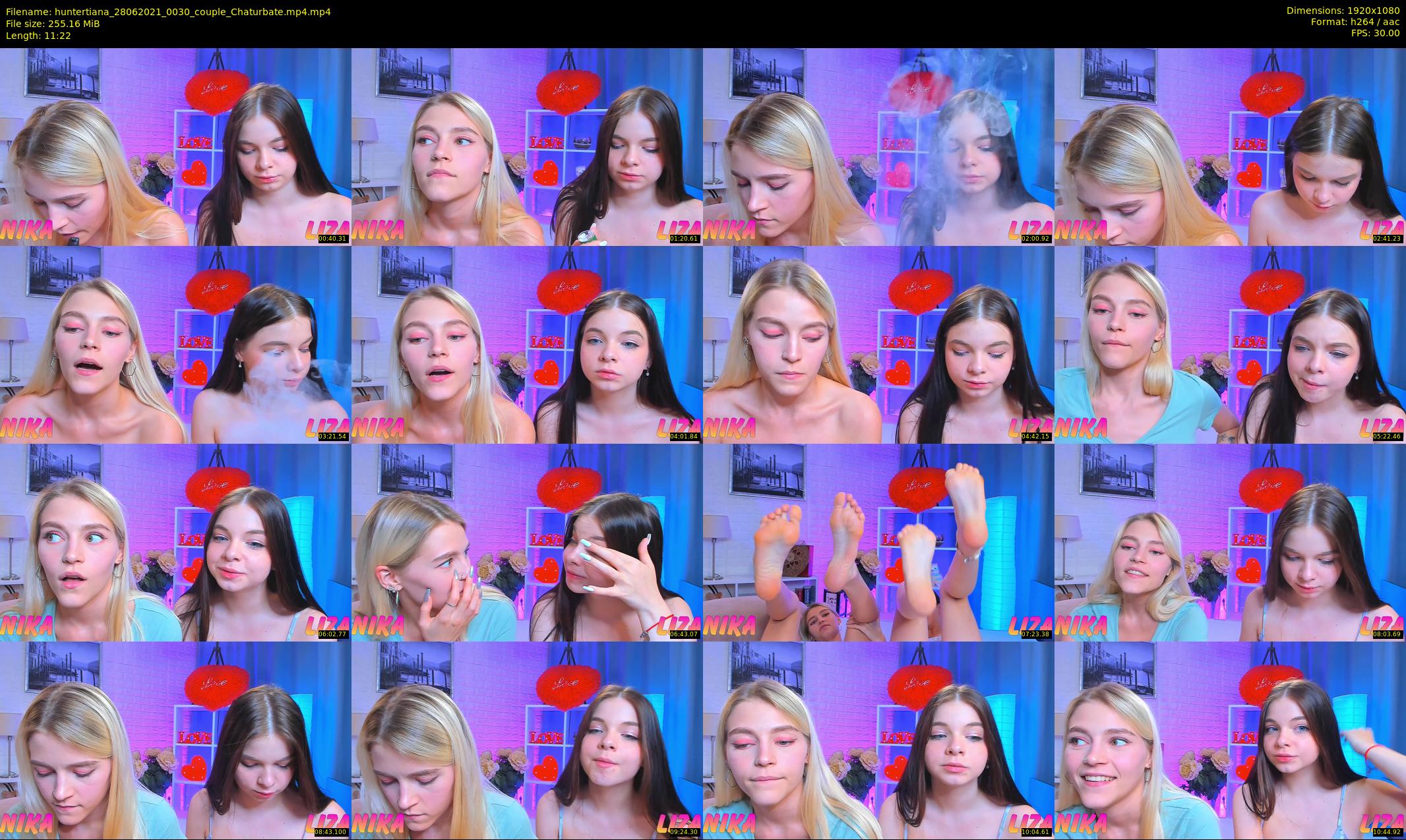 huntertiana — 12 minute Chaturbate female cam show recording, 1080p, Jun 28, 2021