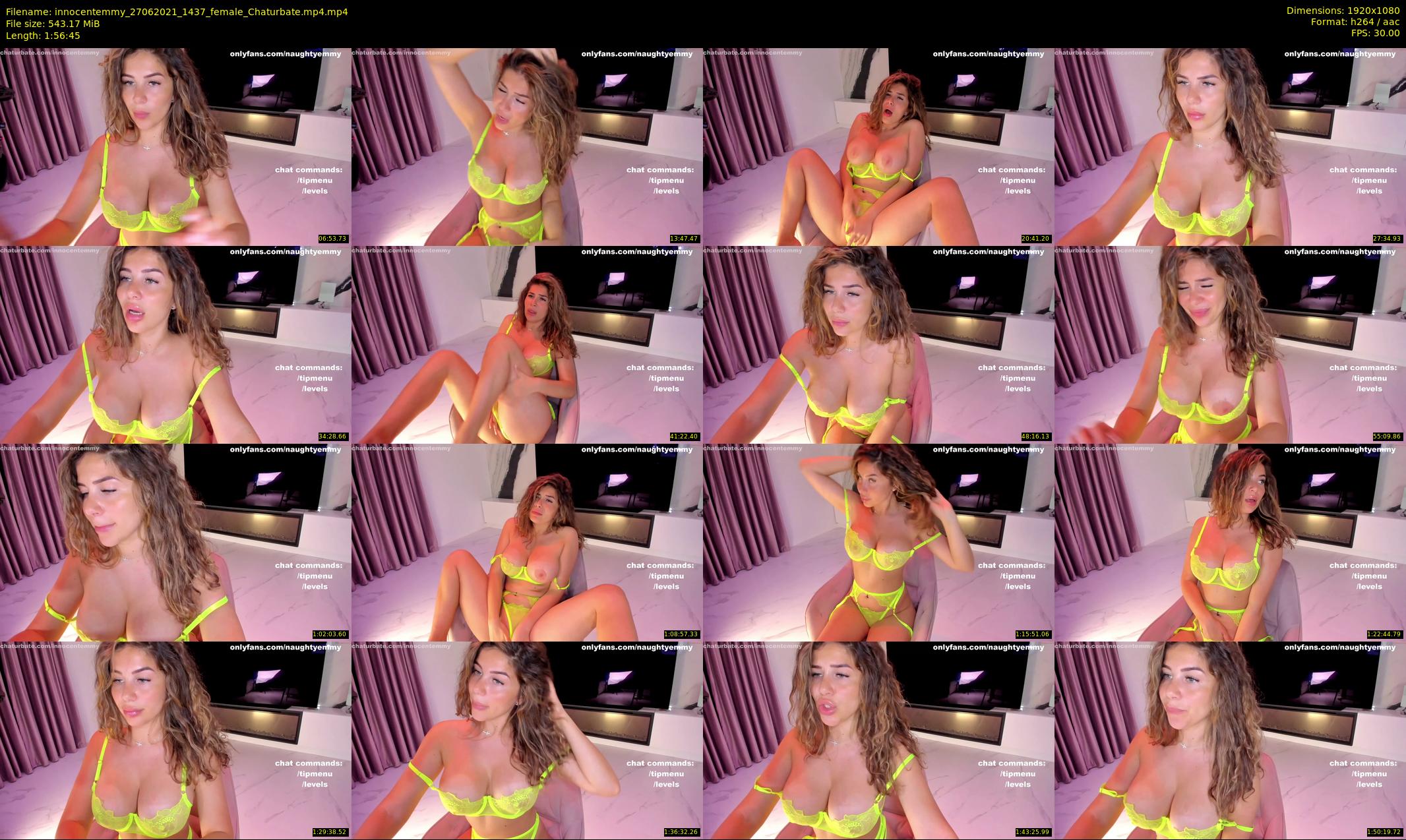 innocentemmy — 117 minute Chaturbate female cam show recording, 1080p, Jun 27, 2021