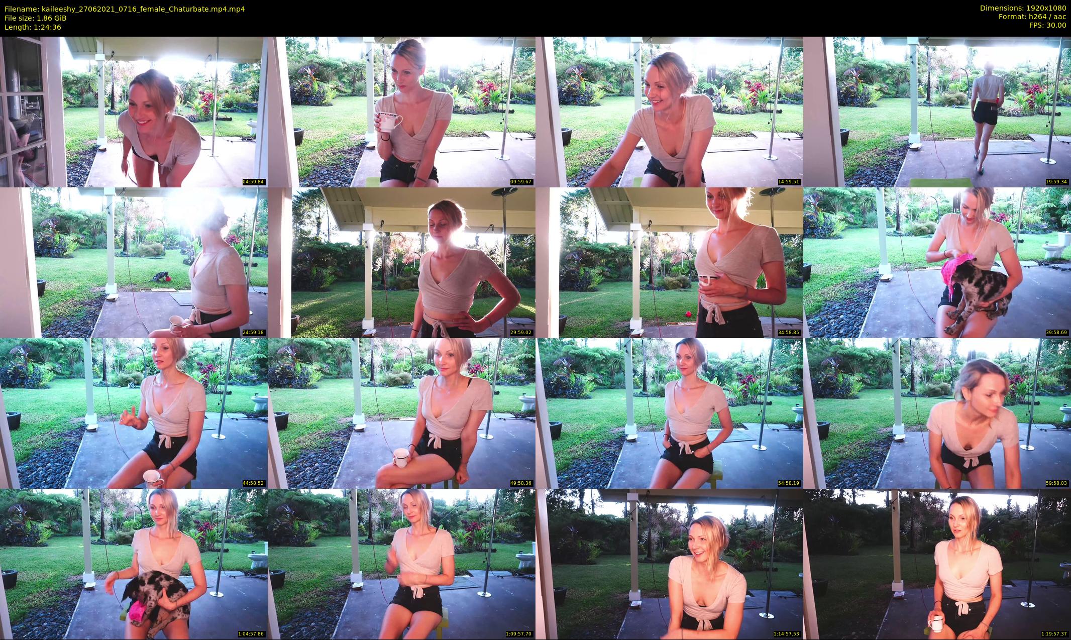 kaileeshy — 85 minute Chaturbate female cam show recording, 1080p, Jun 27, 2021