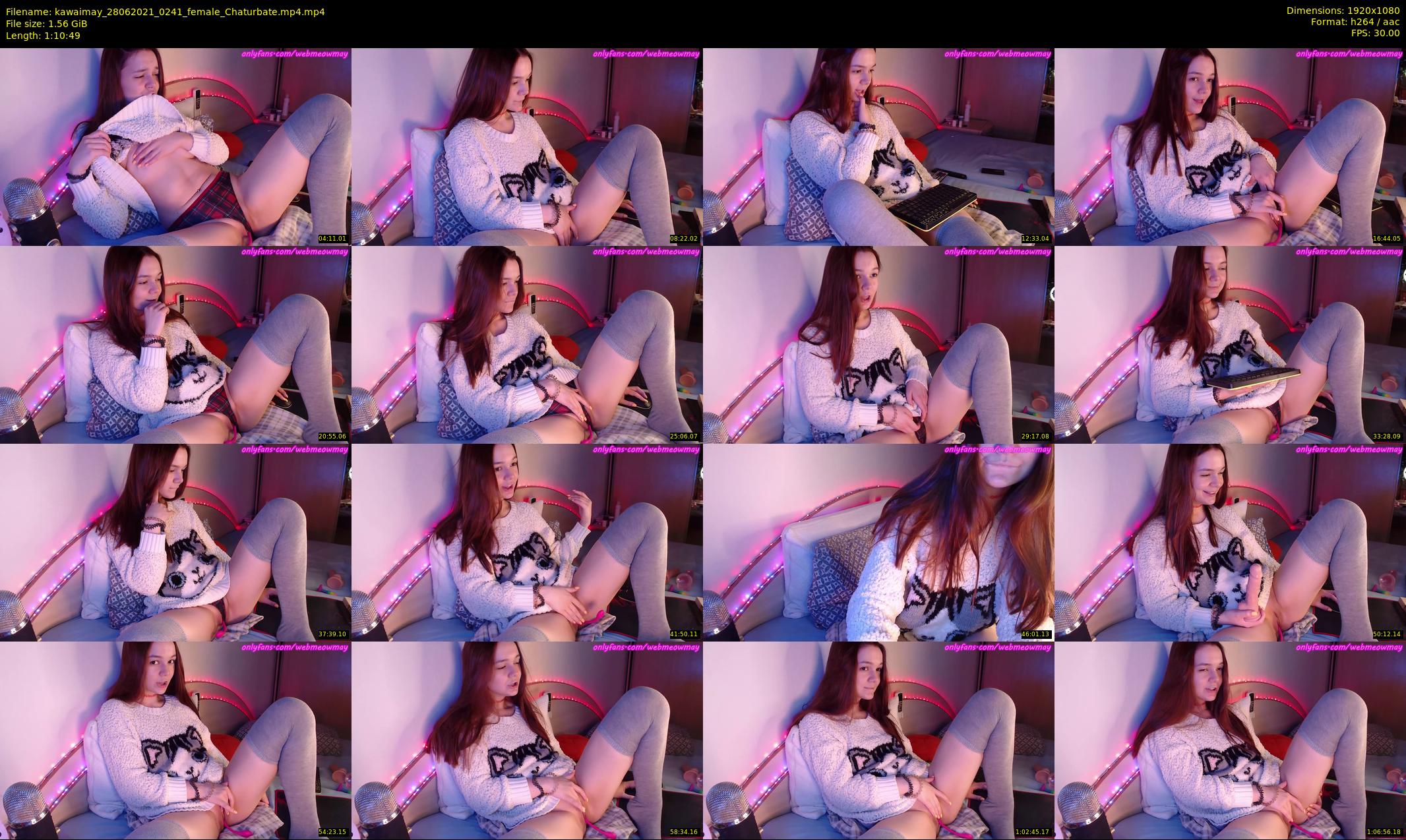 kawaimay — 71 minute Chaturbate female cam show recording, 1080p, Jun 28, 2021