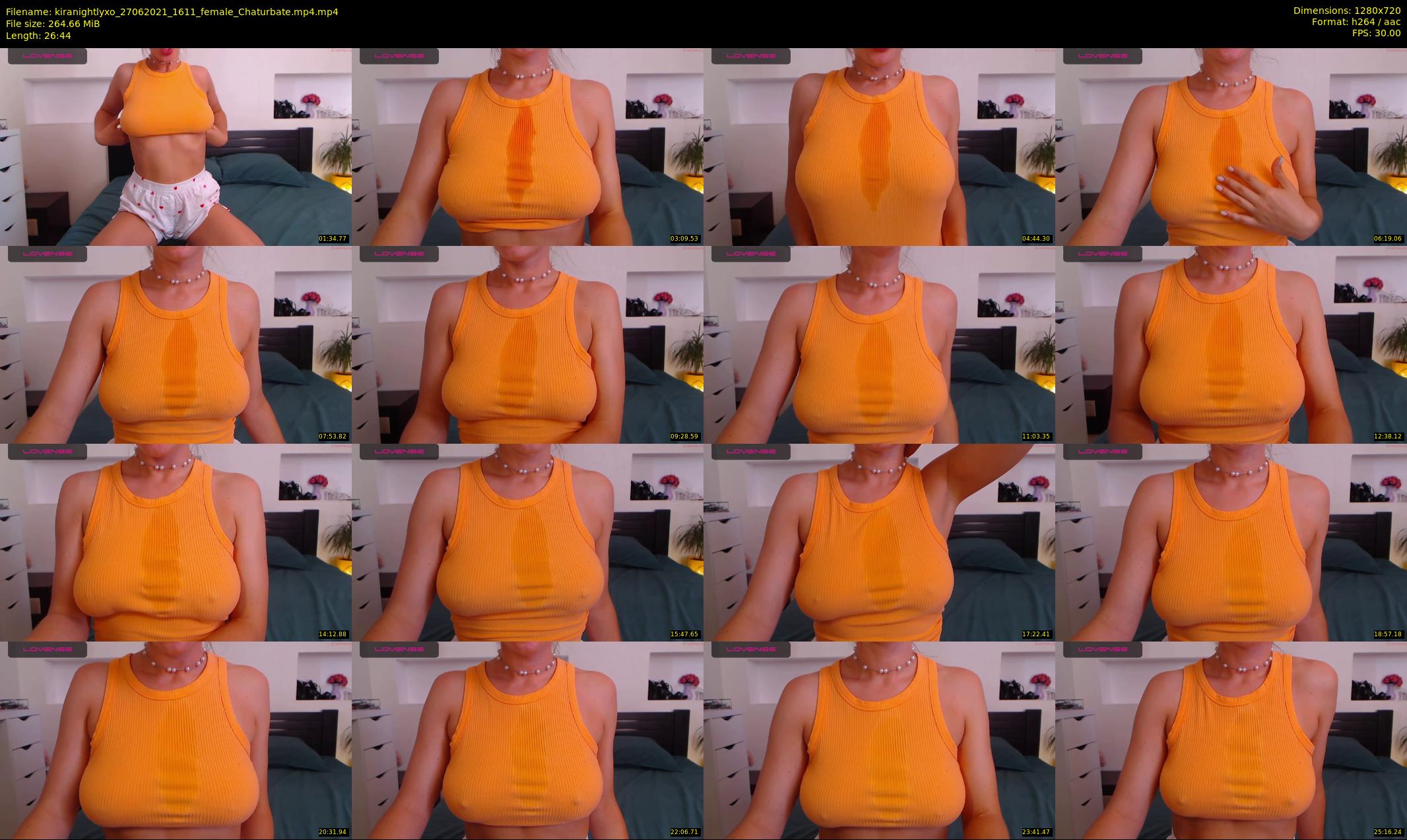 kiranightlyxo — 27 minute Chaturbate female cam show recording, 720p, Jun 27, 2021