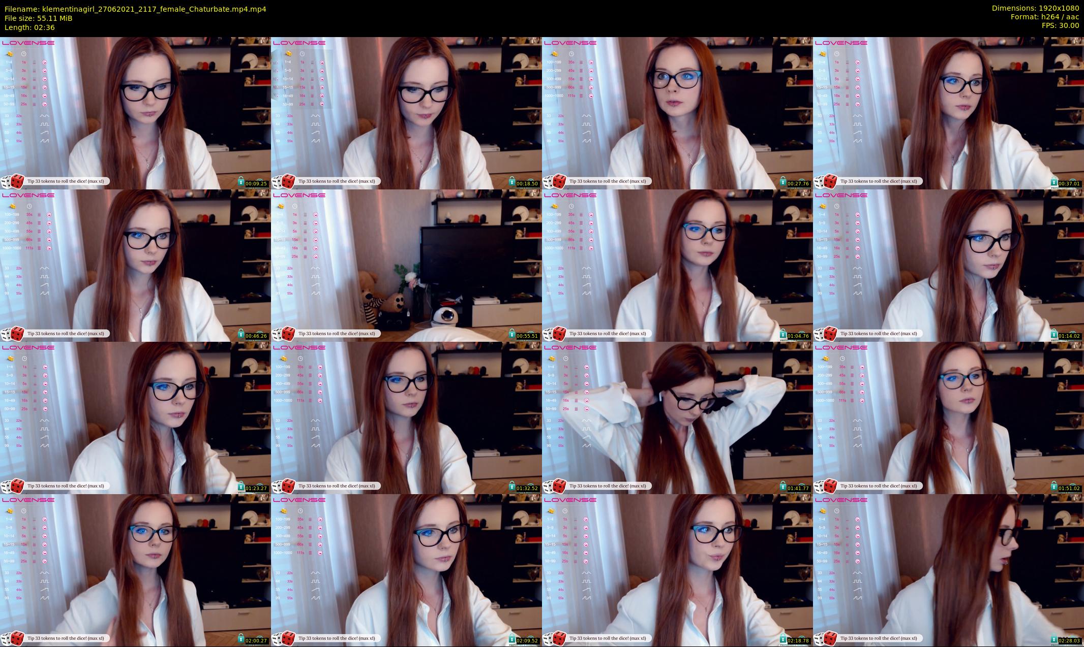 klementinagirl — 3 minute Chaturbate female cam show recording, 1080p, Jun 27, 2021
