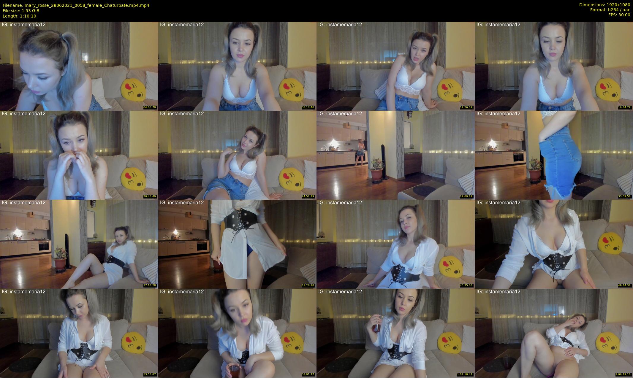 mary_rosse — 71 minute Chaturbate couple cam show recording, 1080p, Jun 28, 2021