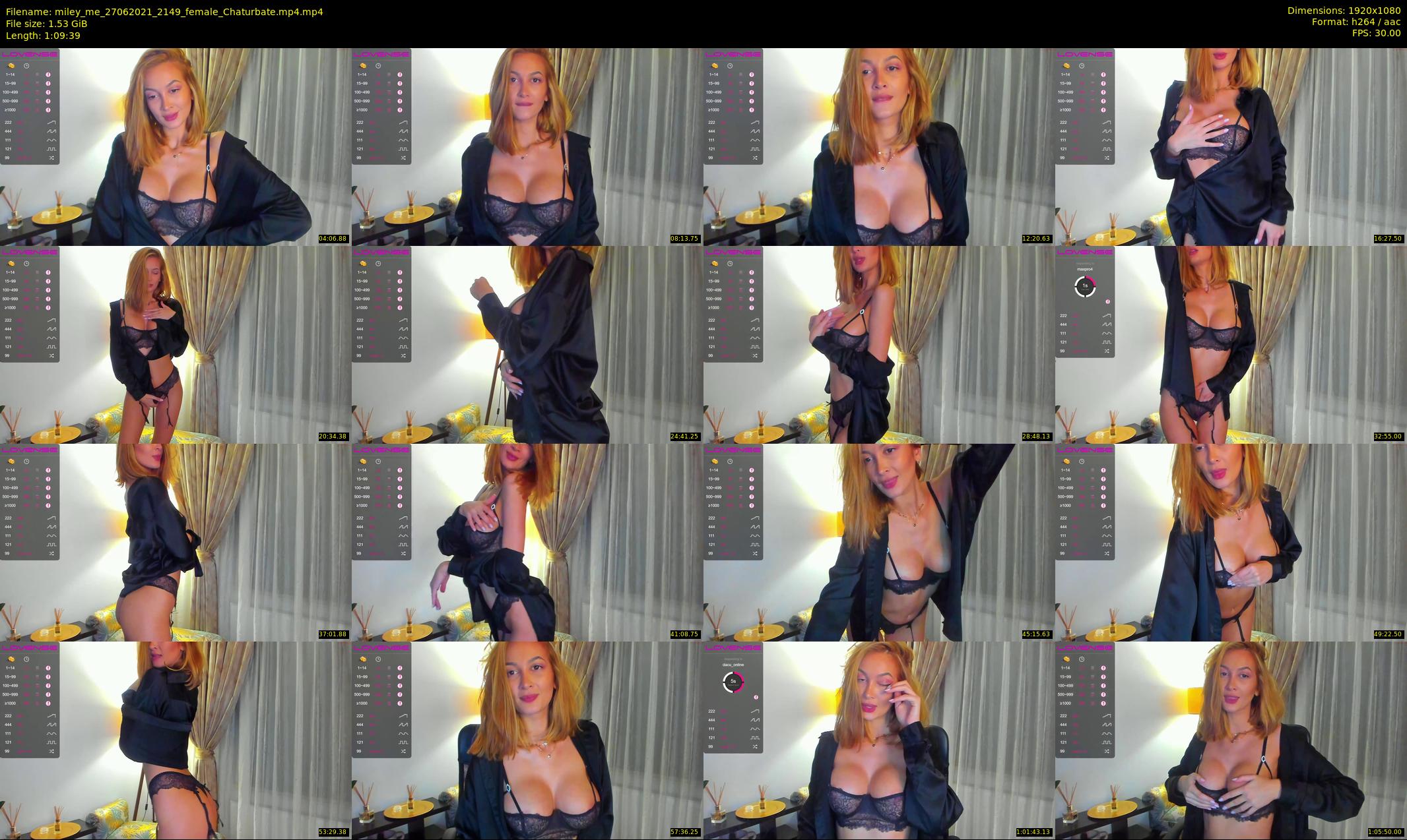 miley_me — 70 minute Chaturbate female cam show recording, 1080p, Jun 27, 2021