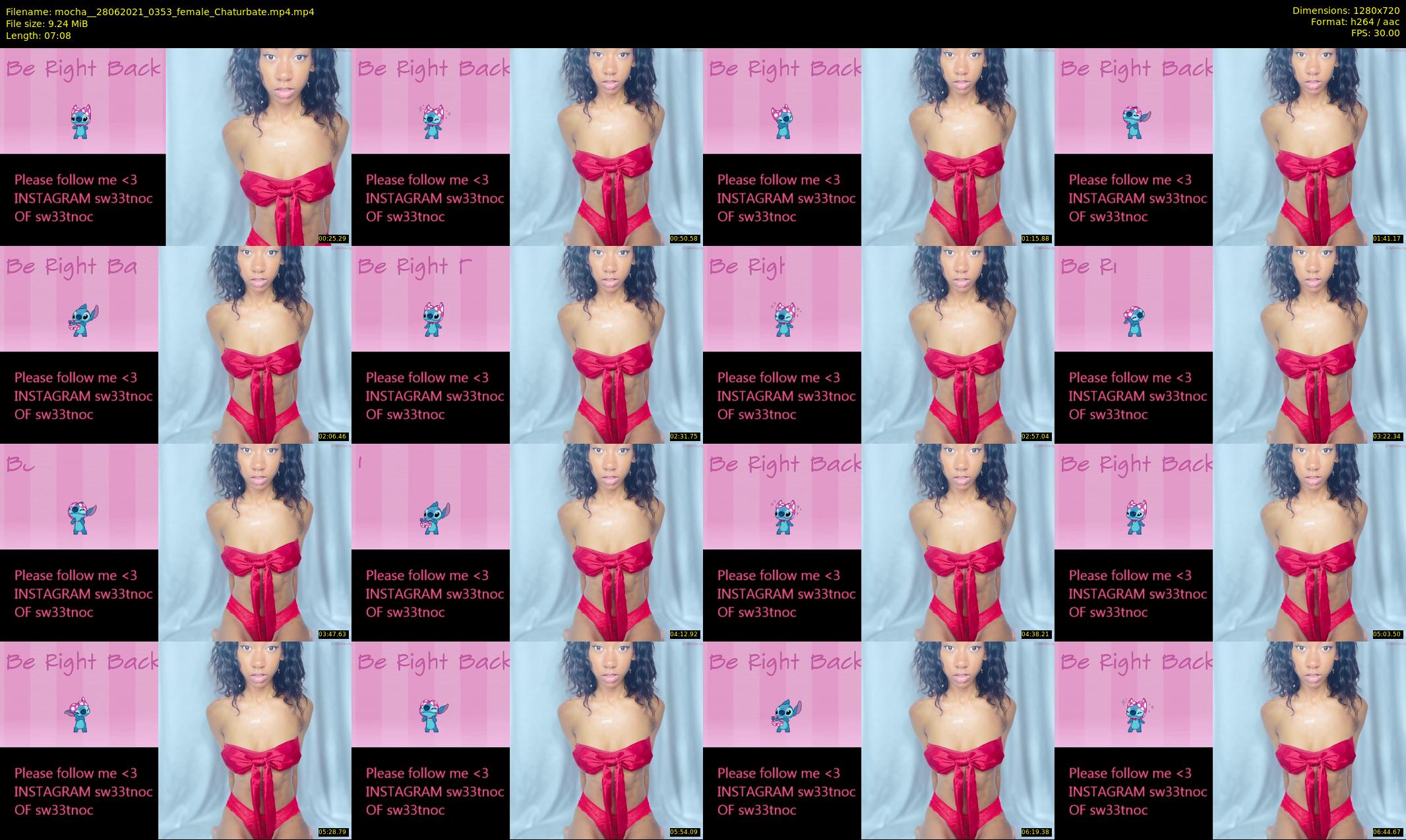 mocha_ — 8 minute Chaturbate female cam show recording, 720p, Jun 28, 2021