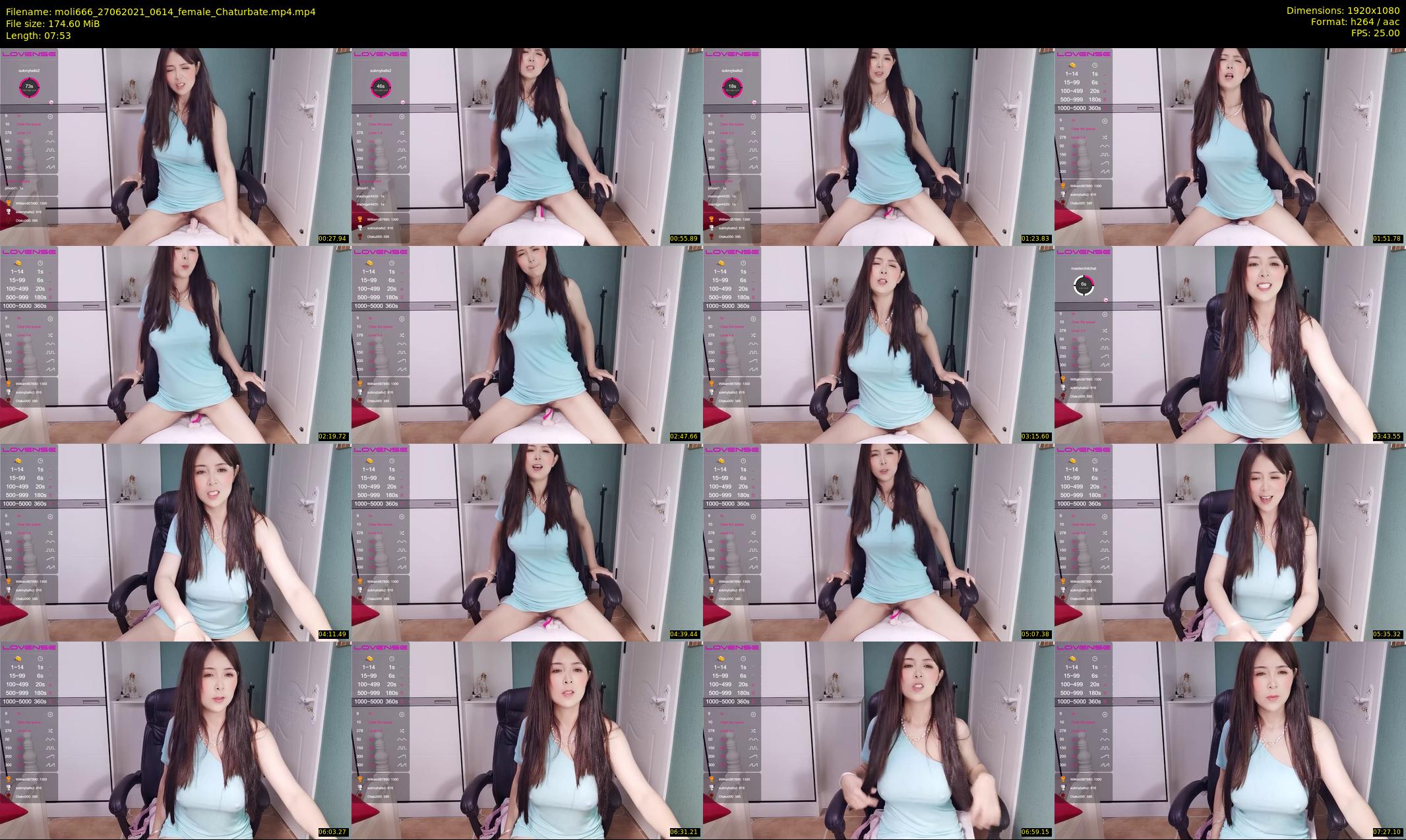 moli666 — 8 minute Chaturbate female cam show recording, 1080p, Jun 27, 2021