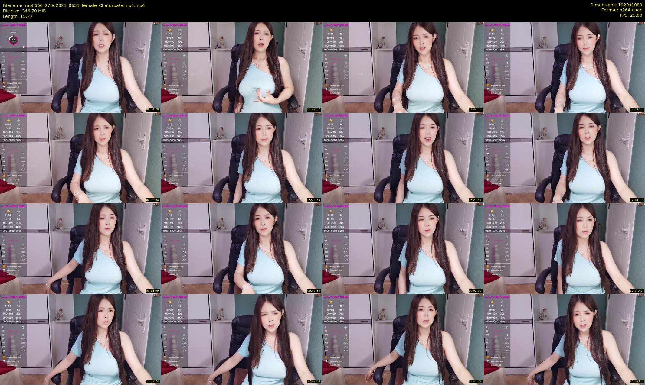 moli666 — 16 minute Chaturbate female cam show recording, 1080p, Jun 27, 2021