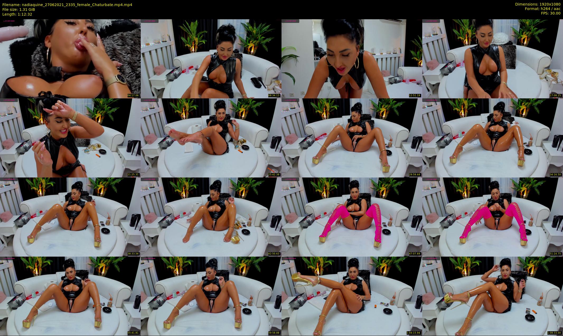 nadiaquine — 73 minute Chaturbate female cam show recording, 1080p, Jun 27, 2021