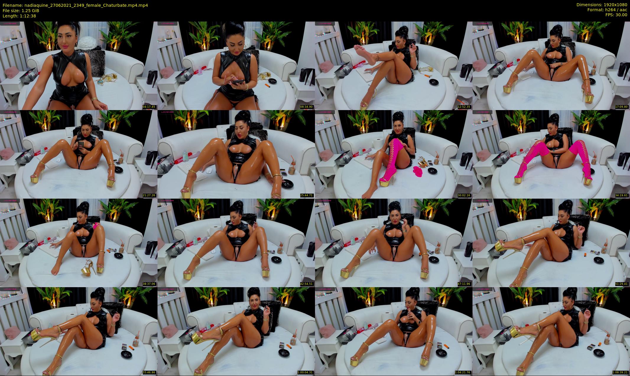 nadiaquine — 73 minute Chaturbate female cam show recording, 1080p, Jun 27, 2021
