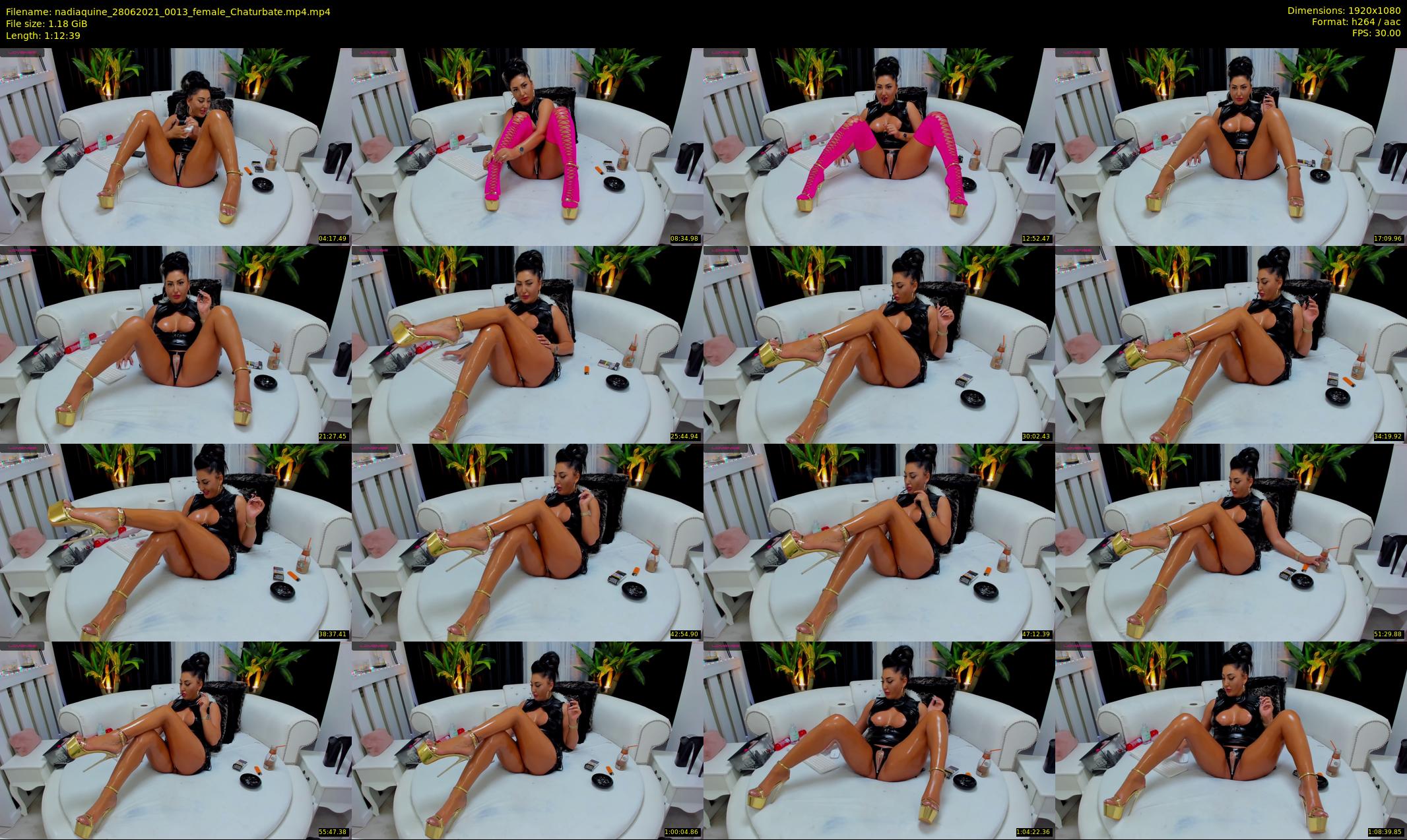 nadiaquine — 73 minute Chaturbate female cam show recording, 1080p, Jun 28, 2021