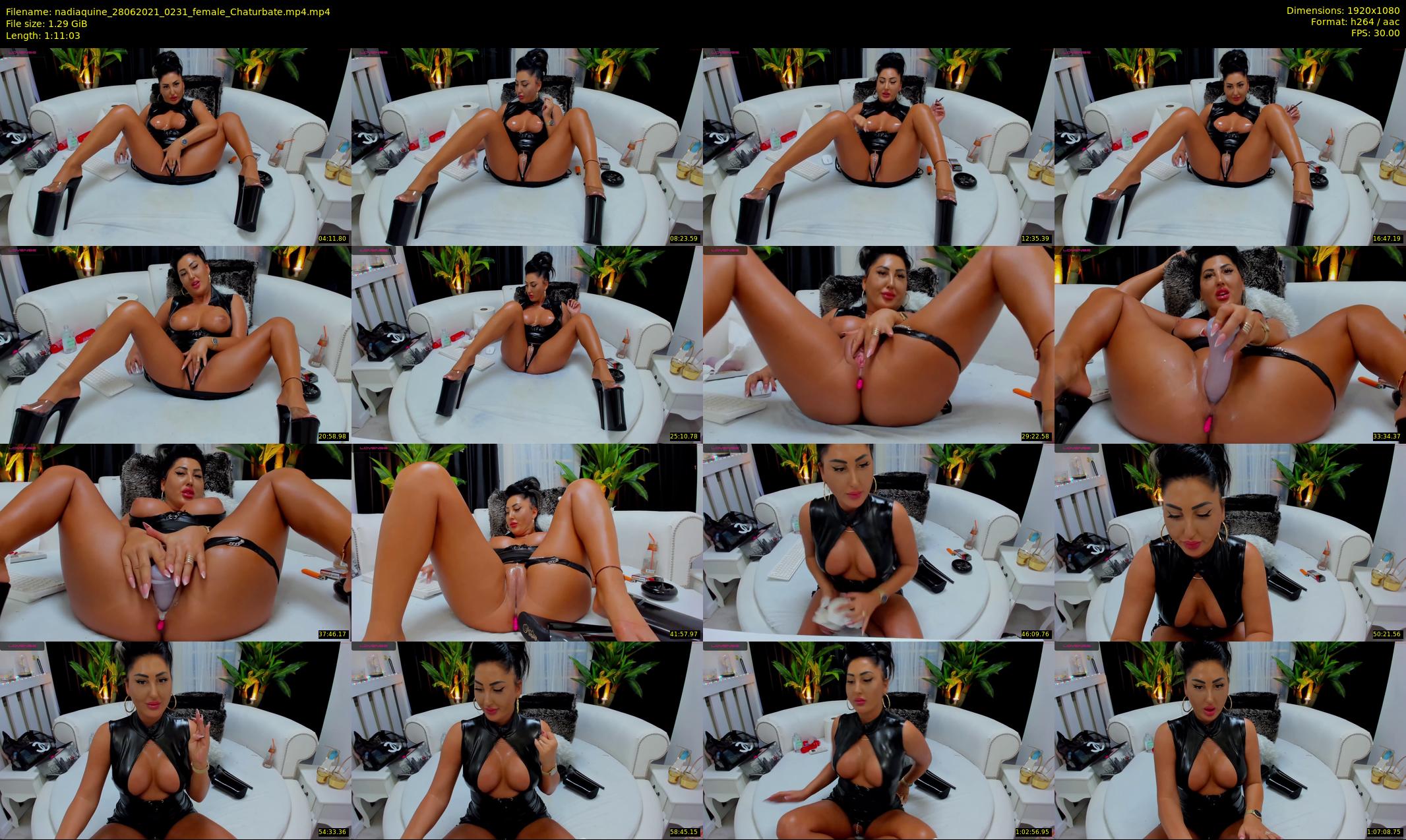 nadiaquine — 72 minute Chaturbate female cam show recording, 1080p, Jun 28, 2021