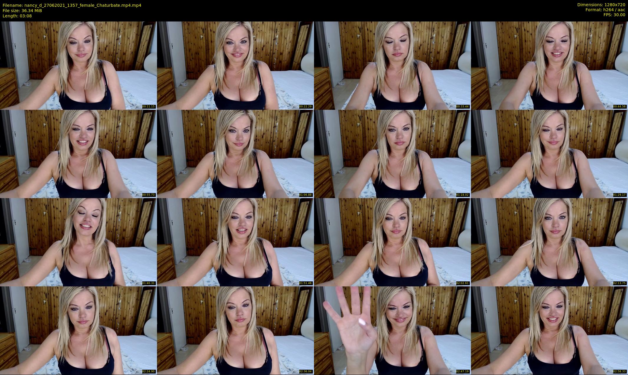 nancy_d — 4 minute Chaturbate female cam show recording, 720p, Jun 27, 2021