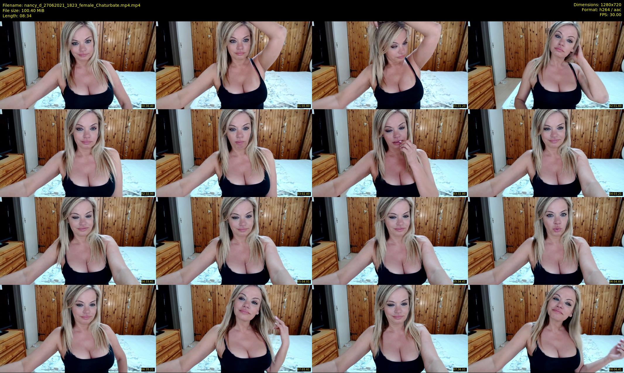 nancy_d — 9 minute Chaturbate female cam show recording, 720p, Jun 27, 2021