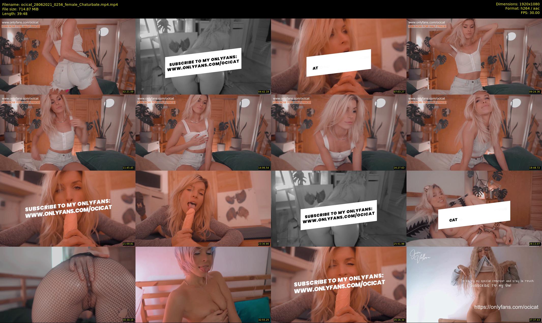 ocicat — 40 minute Chaturbate female cam show recording, 1080p, Jun 28, 2021
