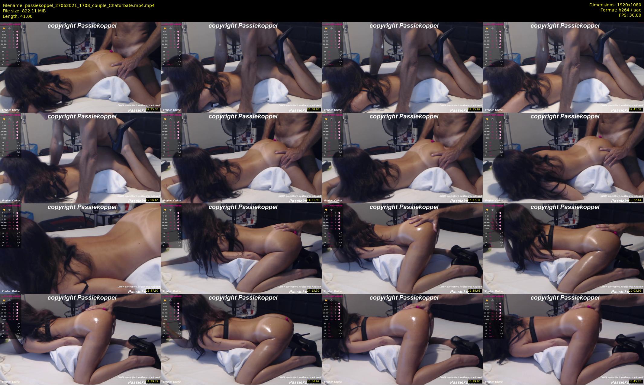 passiekoppel — 41 minute Chaturbate couple cam show recording, 1080p, Jun 27, 2021