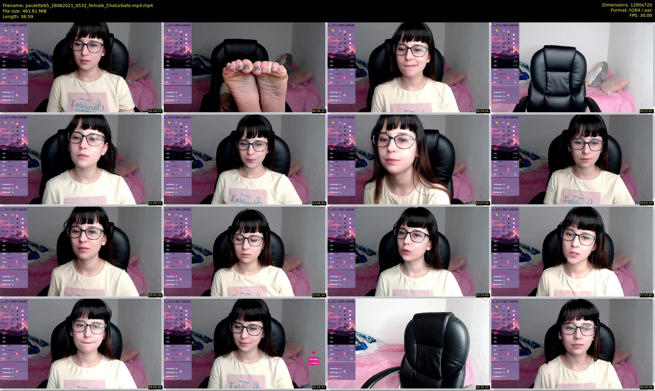 paulette65 — 39 minute Chaturbate female cam show recording, 720p, Jun 28, 2021