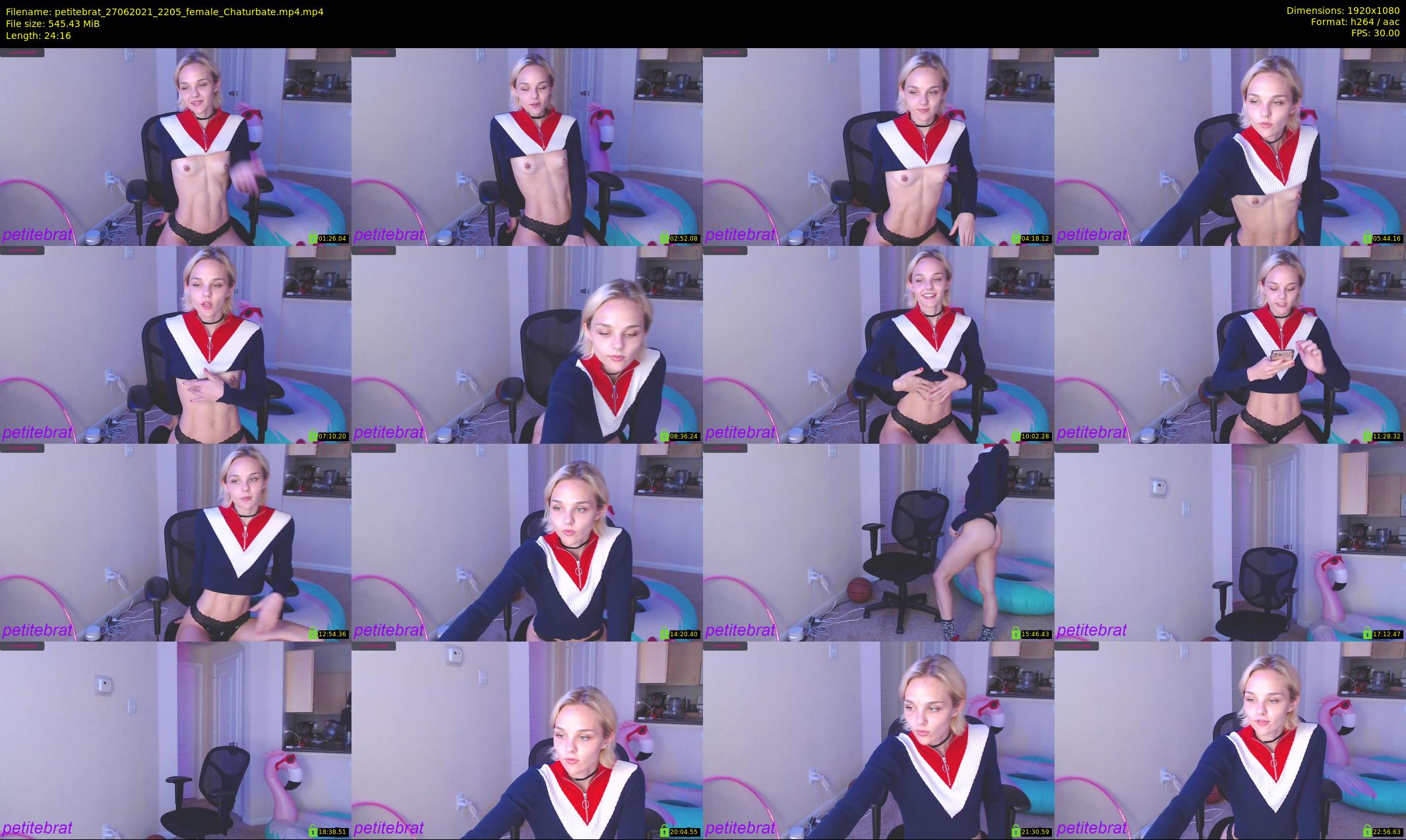 petitebrat — 25 minute Chaturbate female cam show recording, 1080p, Jun 27, 2021