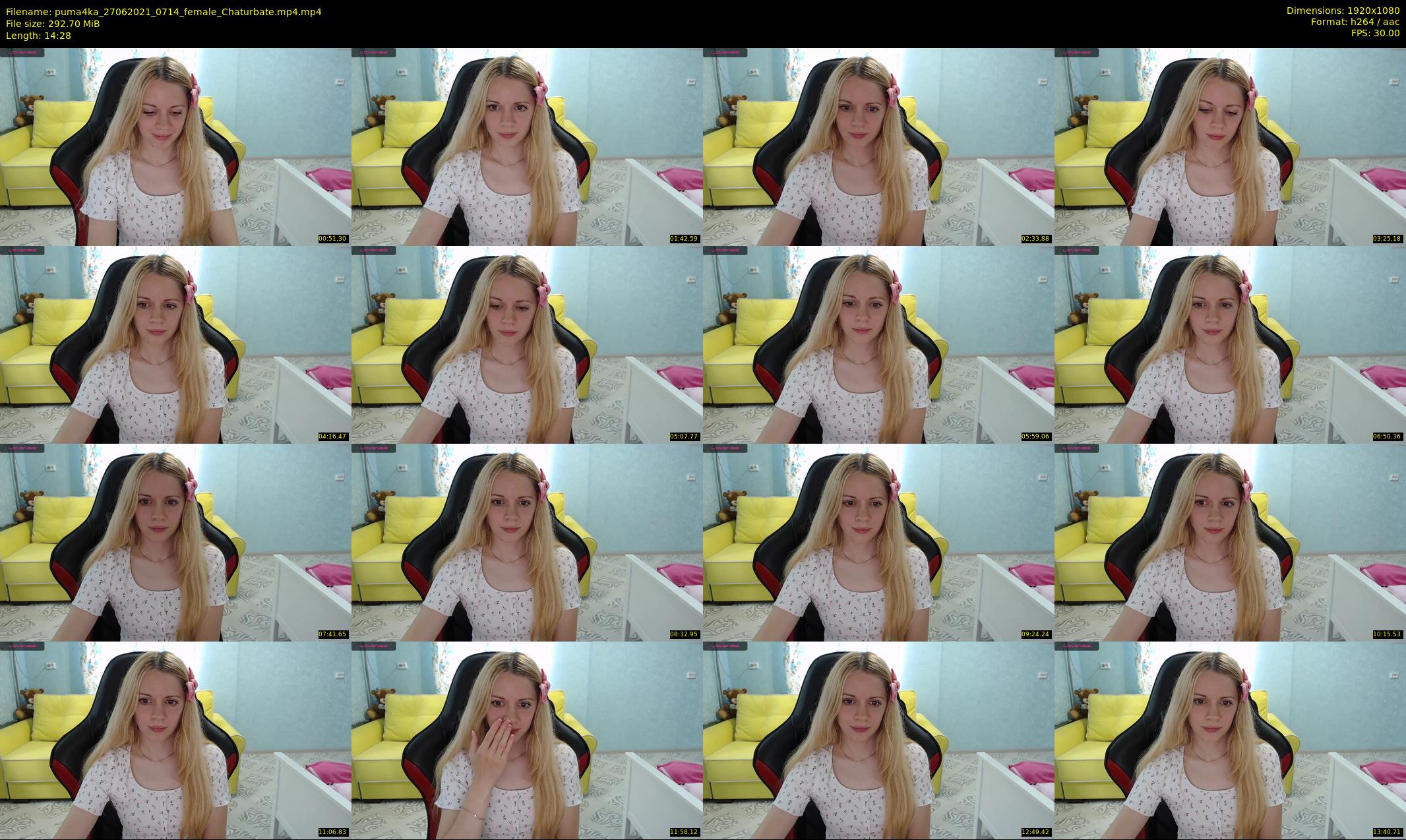 puma4ka — 15 minute Chaturbate female cam show recording, 1080p, Jun 27, 2021