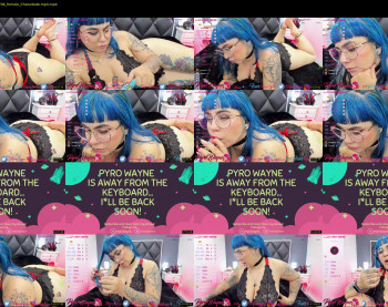pyrowayne — 82 minute Chaturbate female cam show recording, 1080p, Jun 27, 2021