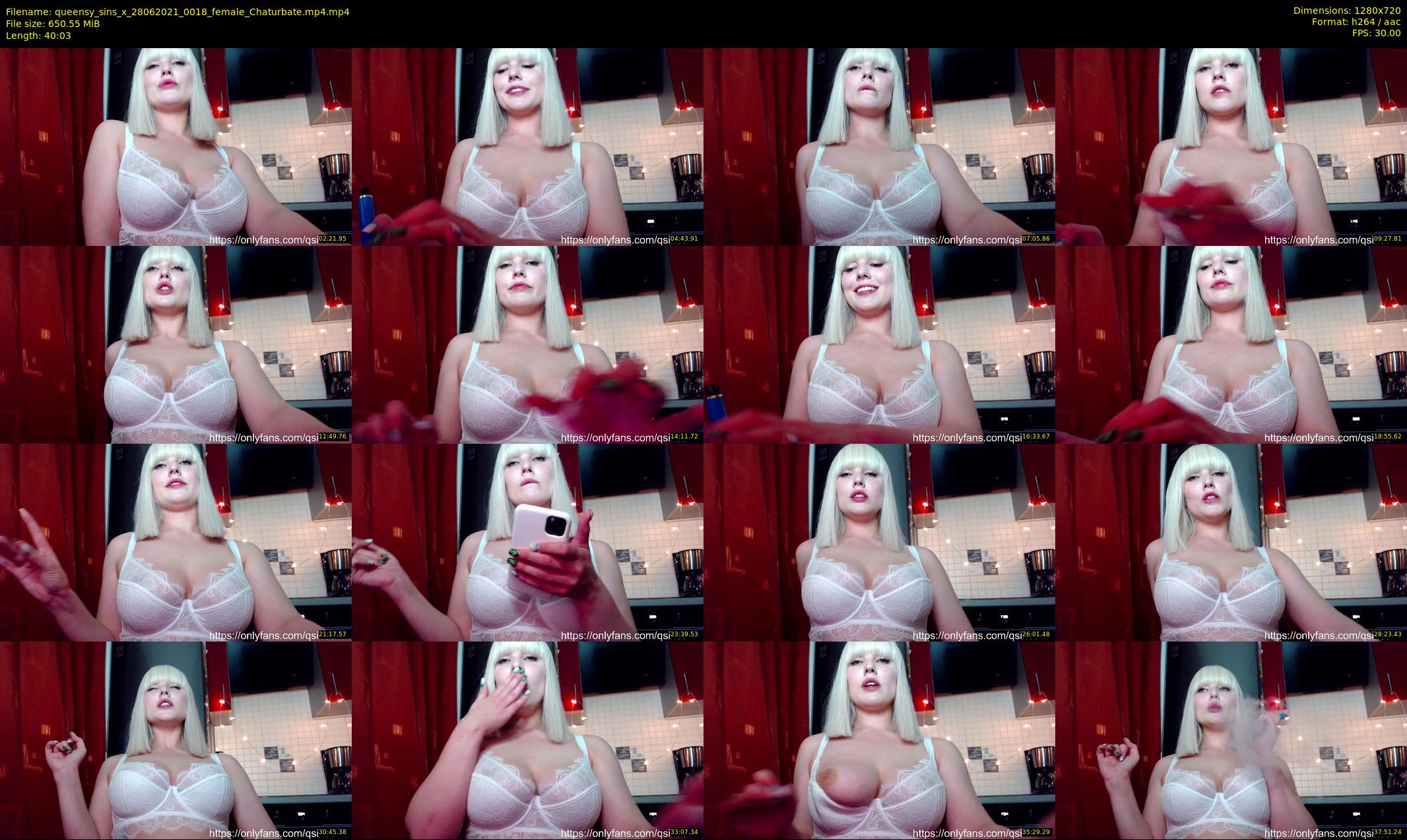 queensy_sins_x — 41 minute Chaturbate female cam show recording, 720p, Jun 28, 2021