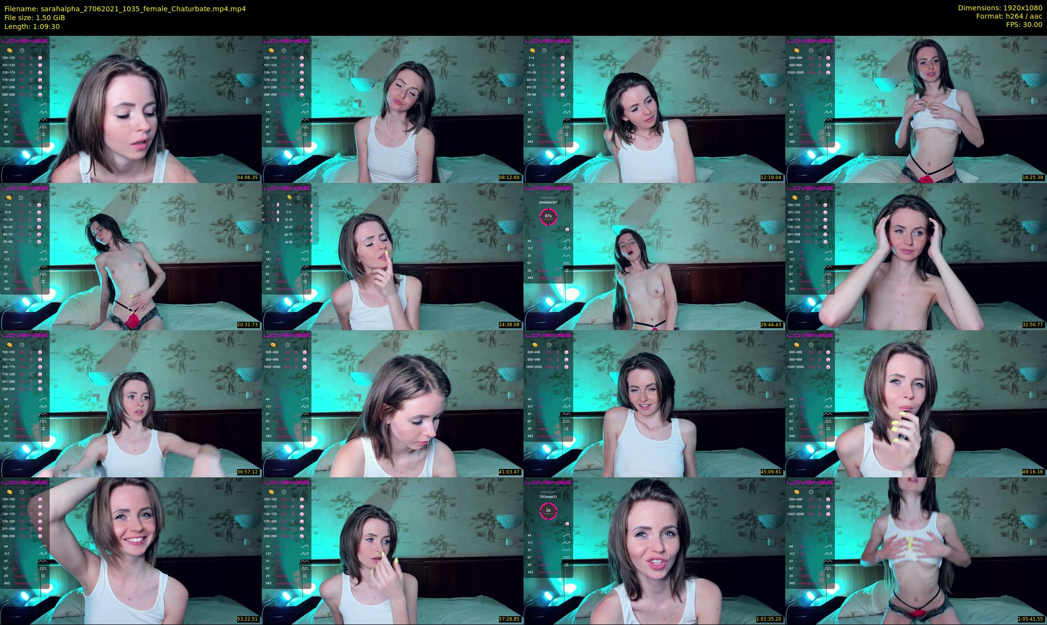 sarahalpha — 70 minute Chaturbate couple cam show recording, 1080p, Jun 27, 2021