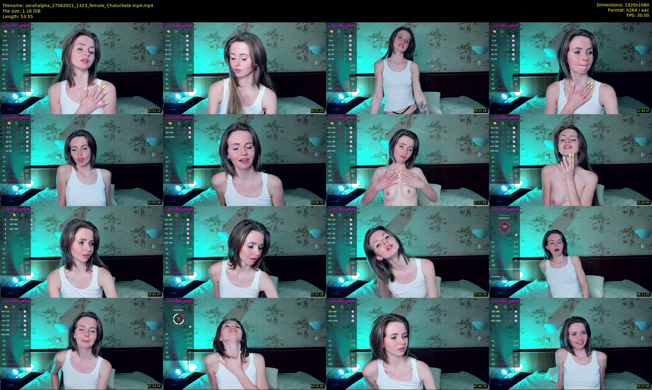 sarahalpha — 54 minute Chaturbate couple cam show recording, 1080p, Jun 27, 2021