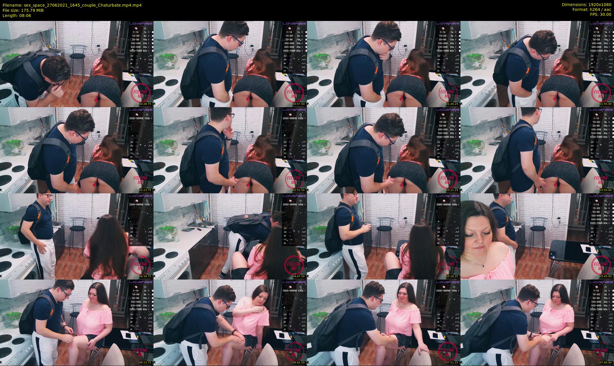 sex_space — 9 minute Chaturbate couple cam show recording, 1080p, Jun 27, 2021