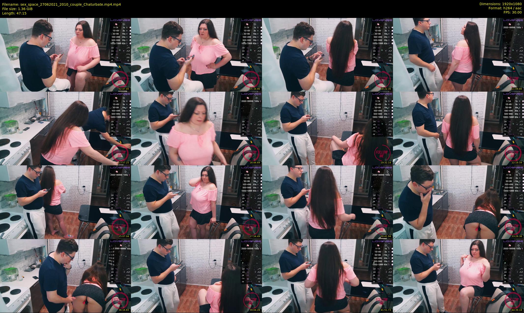 sex_space — 48 minute Chaturbate couple cam show recording, 1080p, Jun 27, 2021
