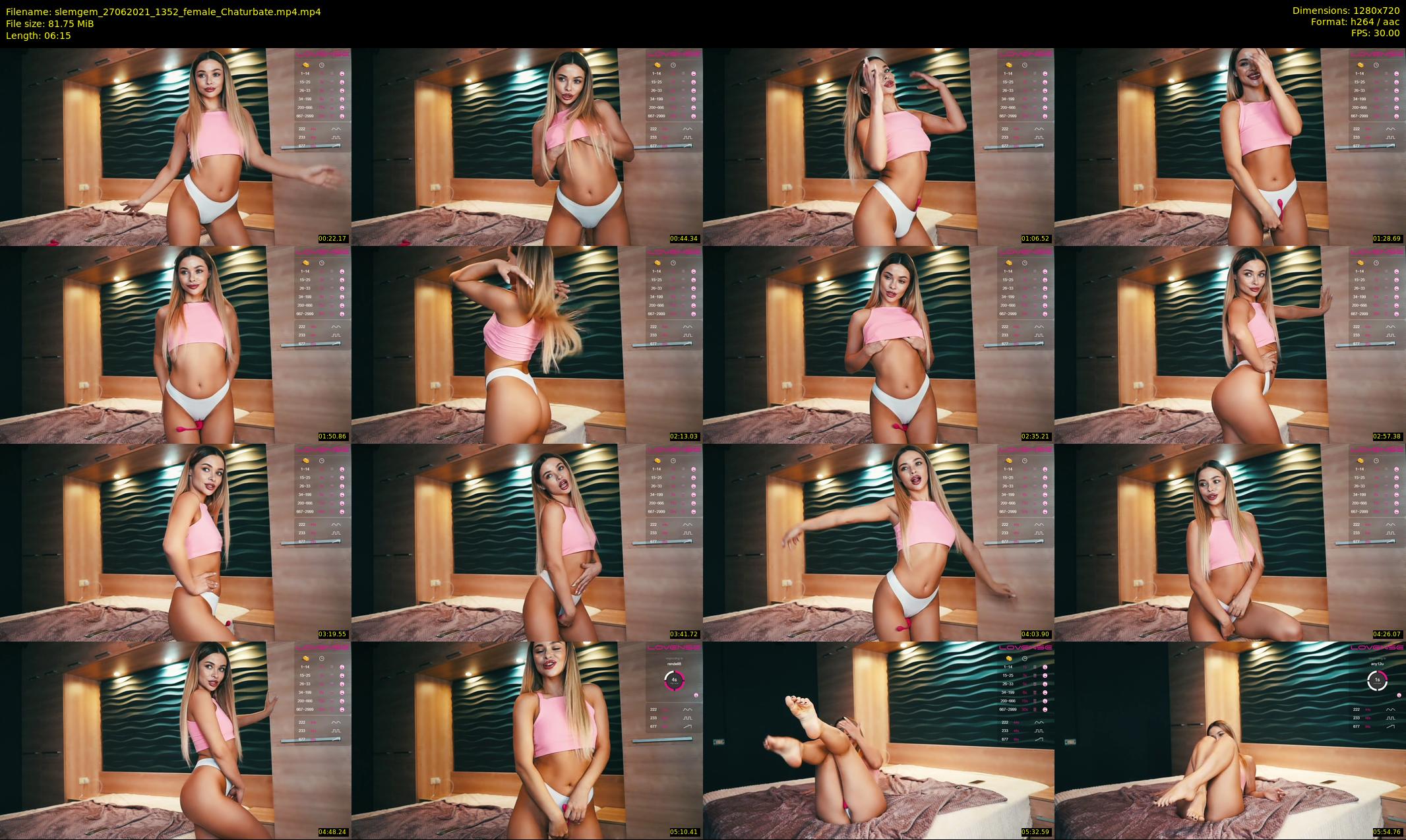 slemgem — 7 minute Chaturbate couple cam show recording, 720p, Jun 27, 2021