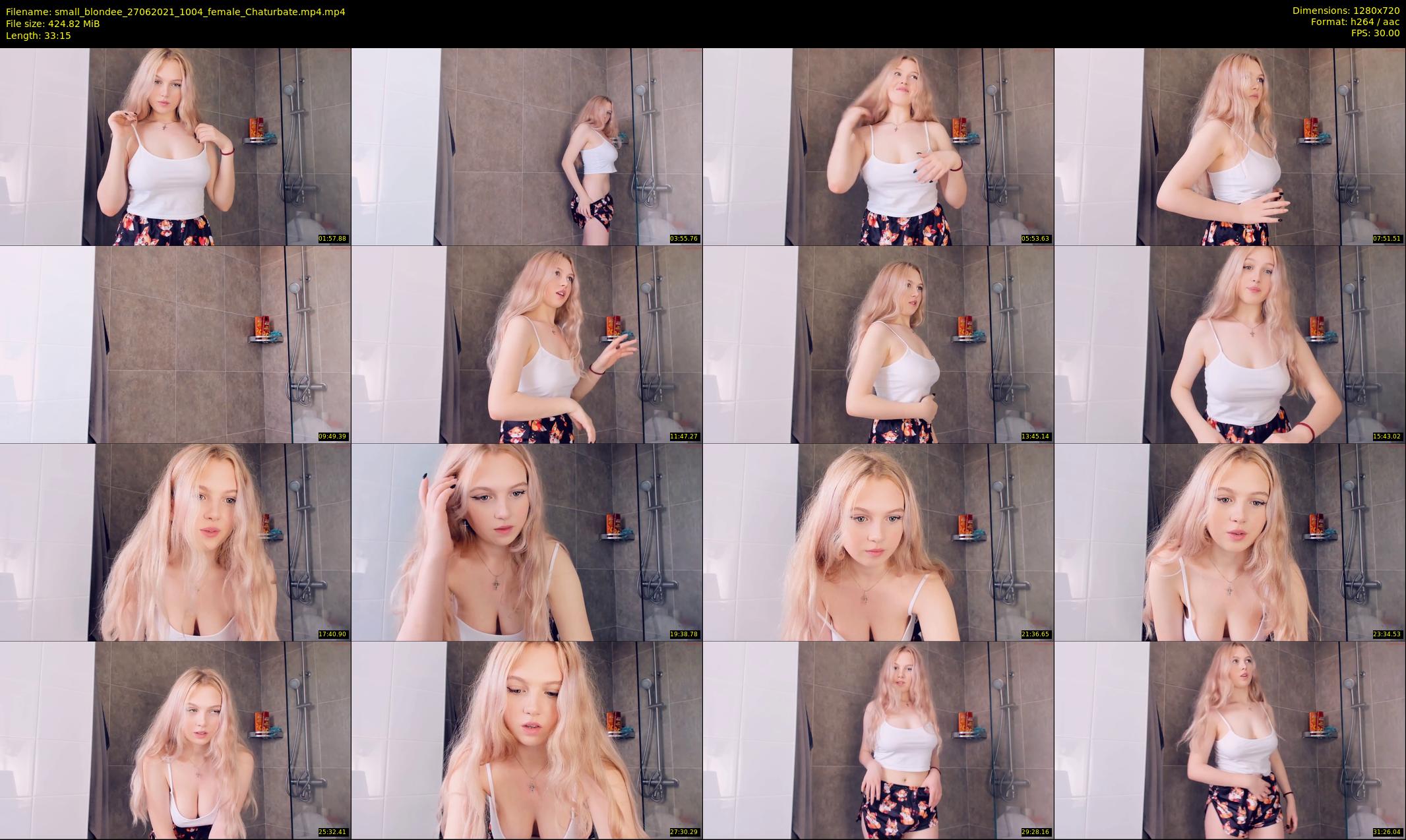 small_blondee — 34 minute Chaturbate female cam show recording, 720p, Jun 27, 2021