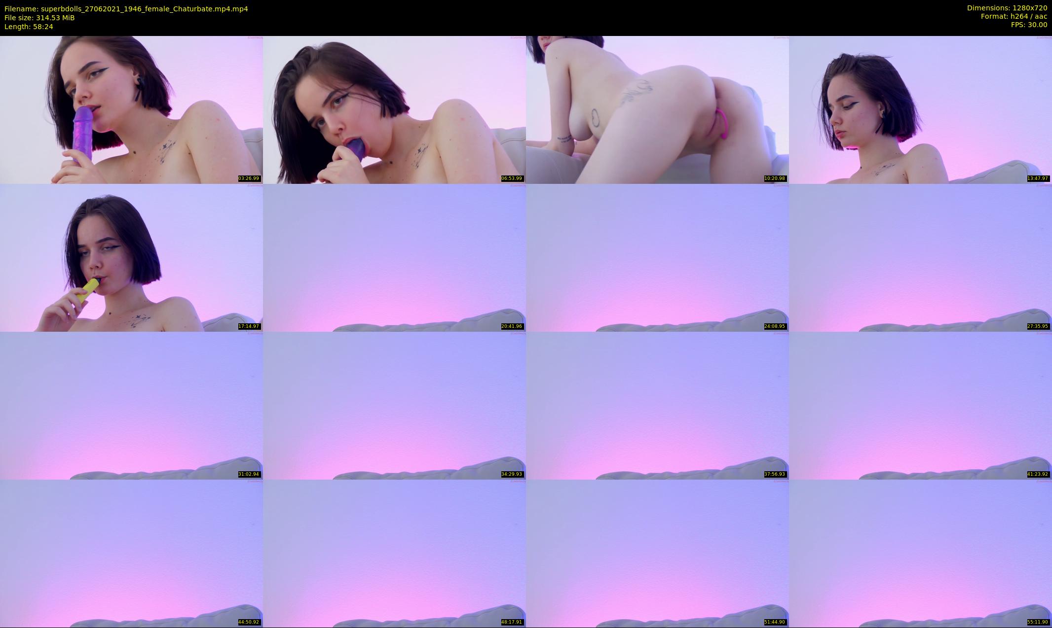 superbdolls — 59 minute Chaturbate couple cam show recording, 720p, Jun 27, 2021