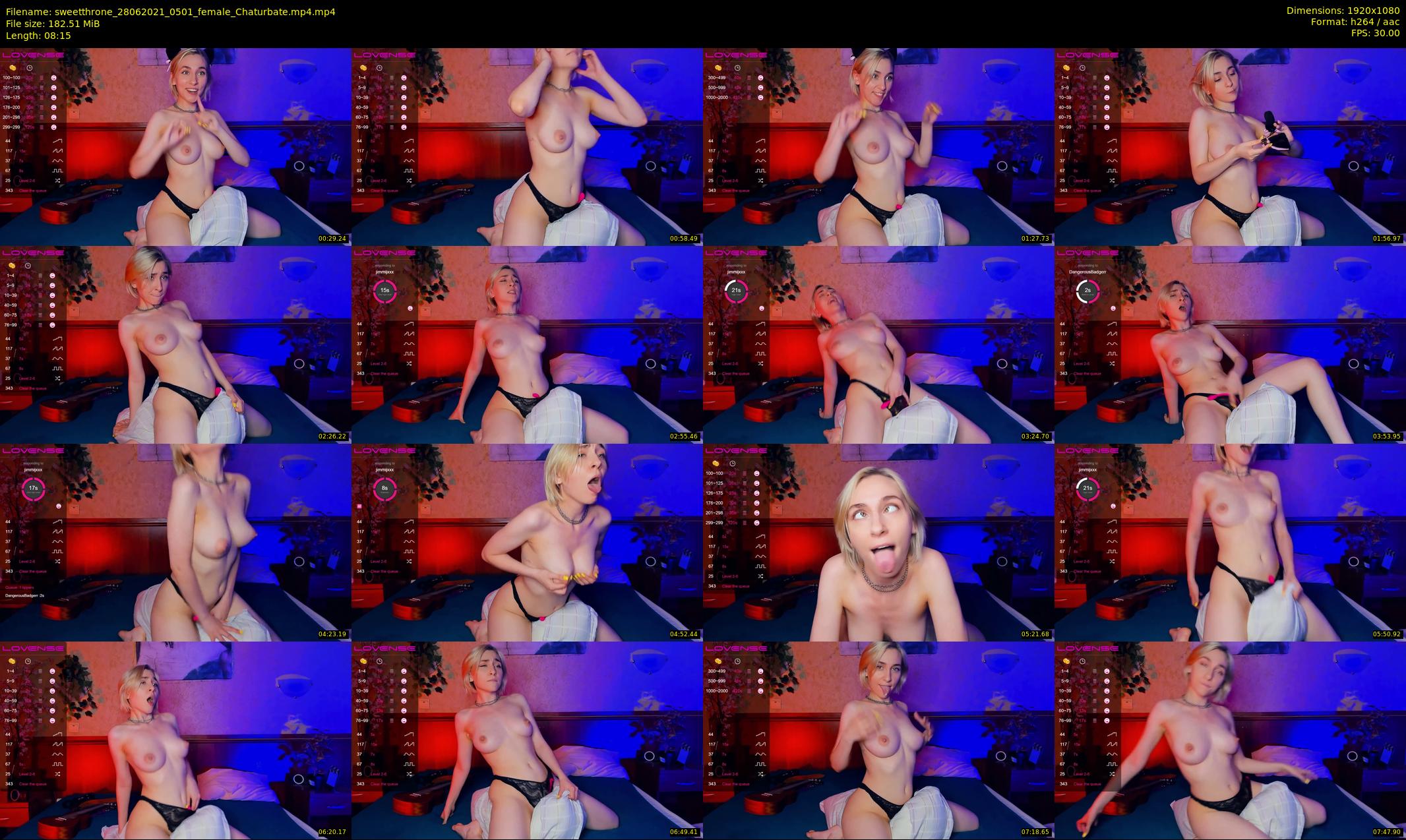 sweetthrone — 9 minute Chaturbate couple cam show recording, 1080p, Jun 28, 2021
