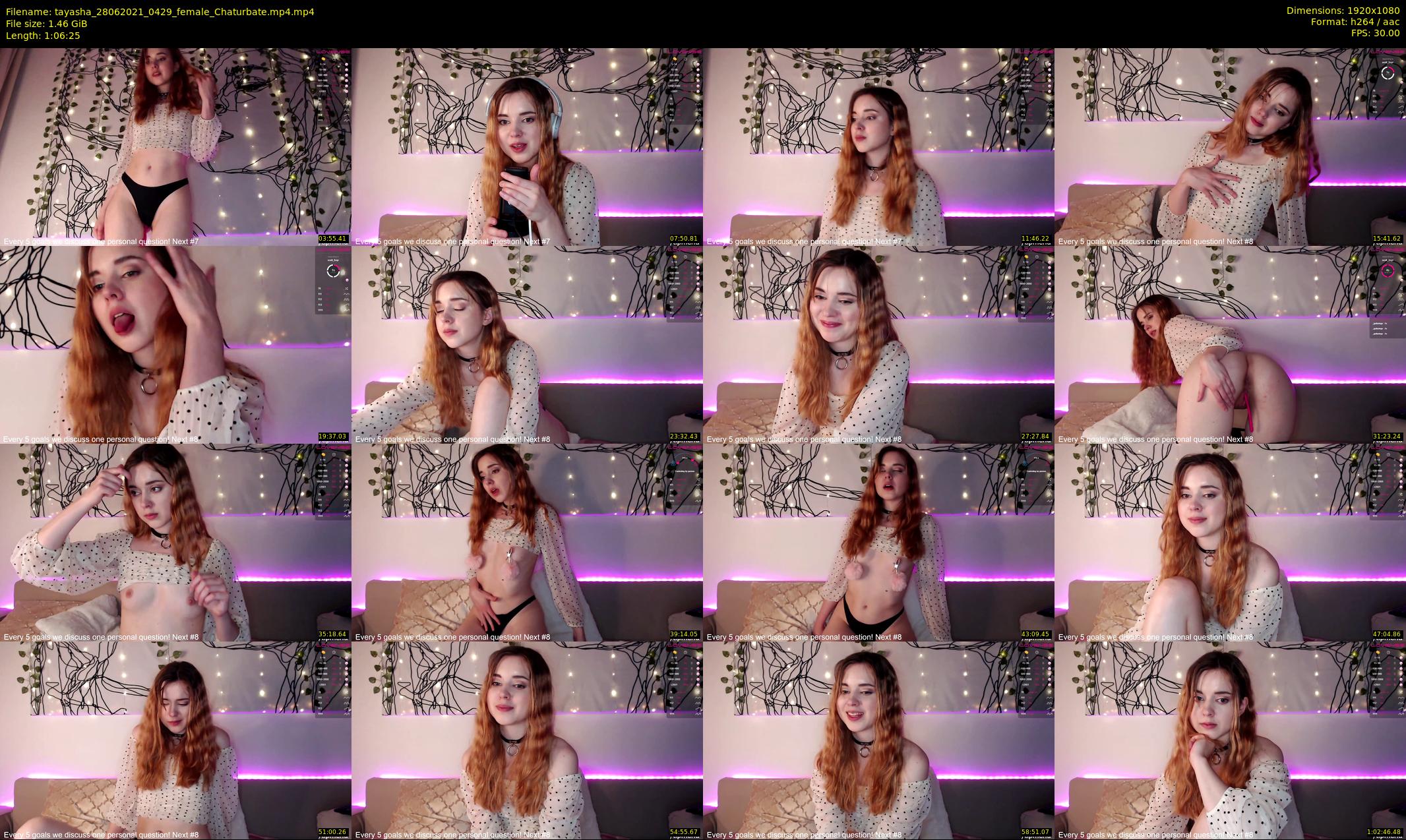tayasha — 67 minute Chaturbate female cam show recording, 1080p, Jun 28, 2021