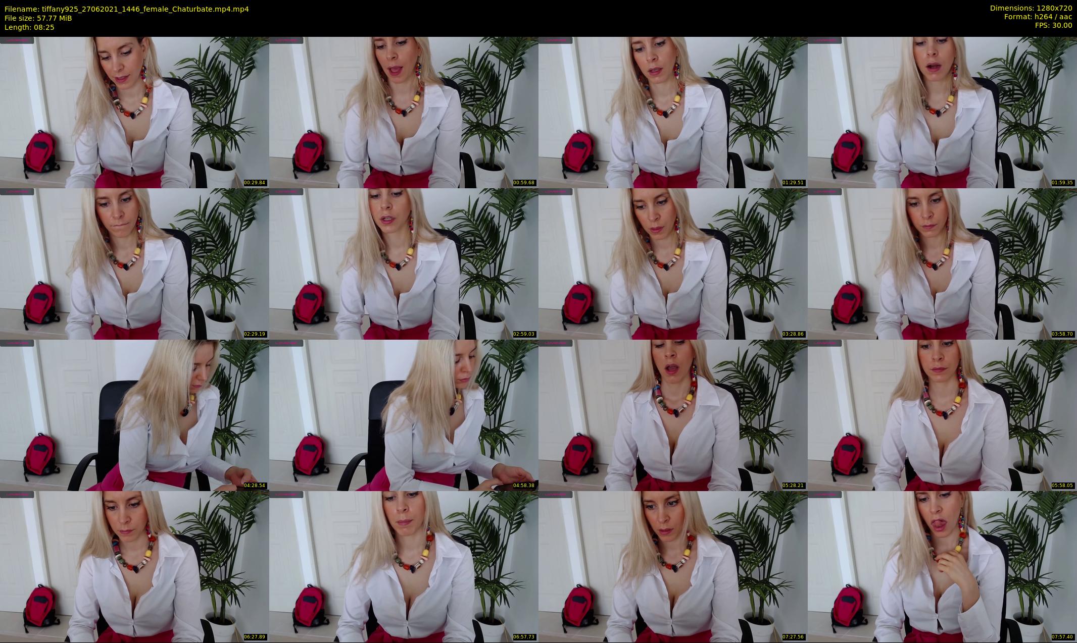 tiffany925 — 9 minute Chaturbate female cam show recording, 720p, Jun 27, 2021